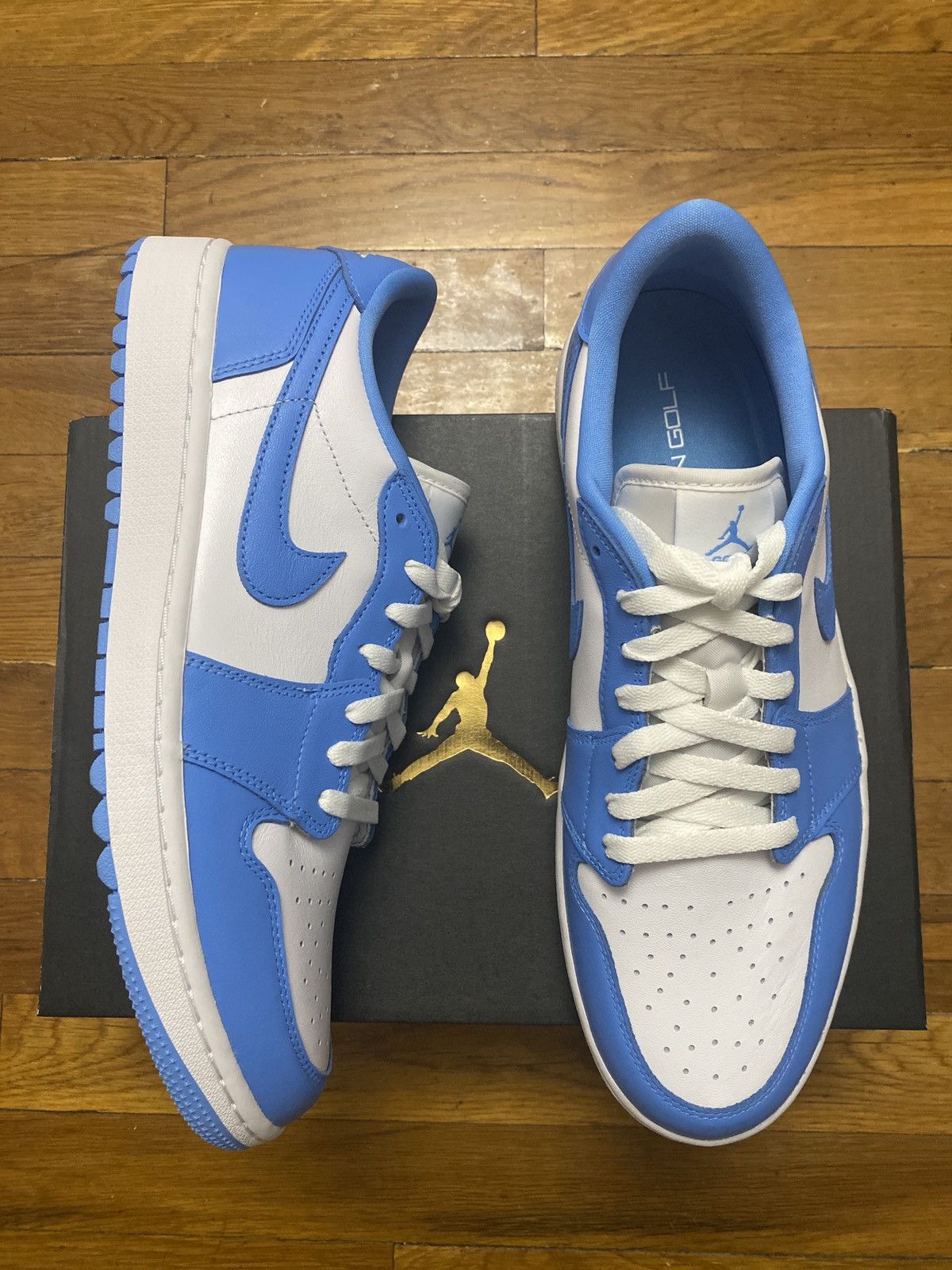 Size 12 Air Jordan Low G UNC University Blue Men's