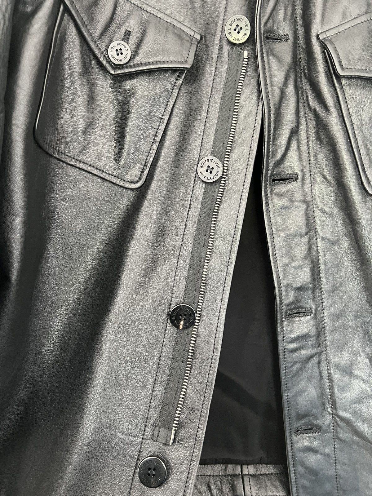 Neil Barrett Leather Jacket size L Size US L / EU 52-54 / 3 - 6 Thumbnail