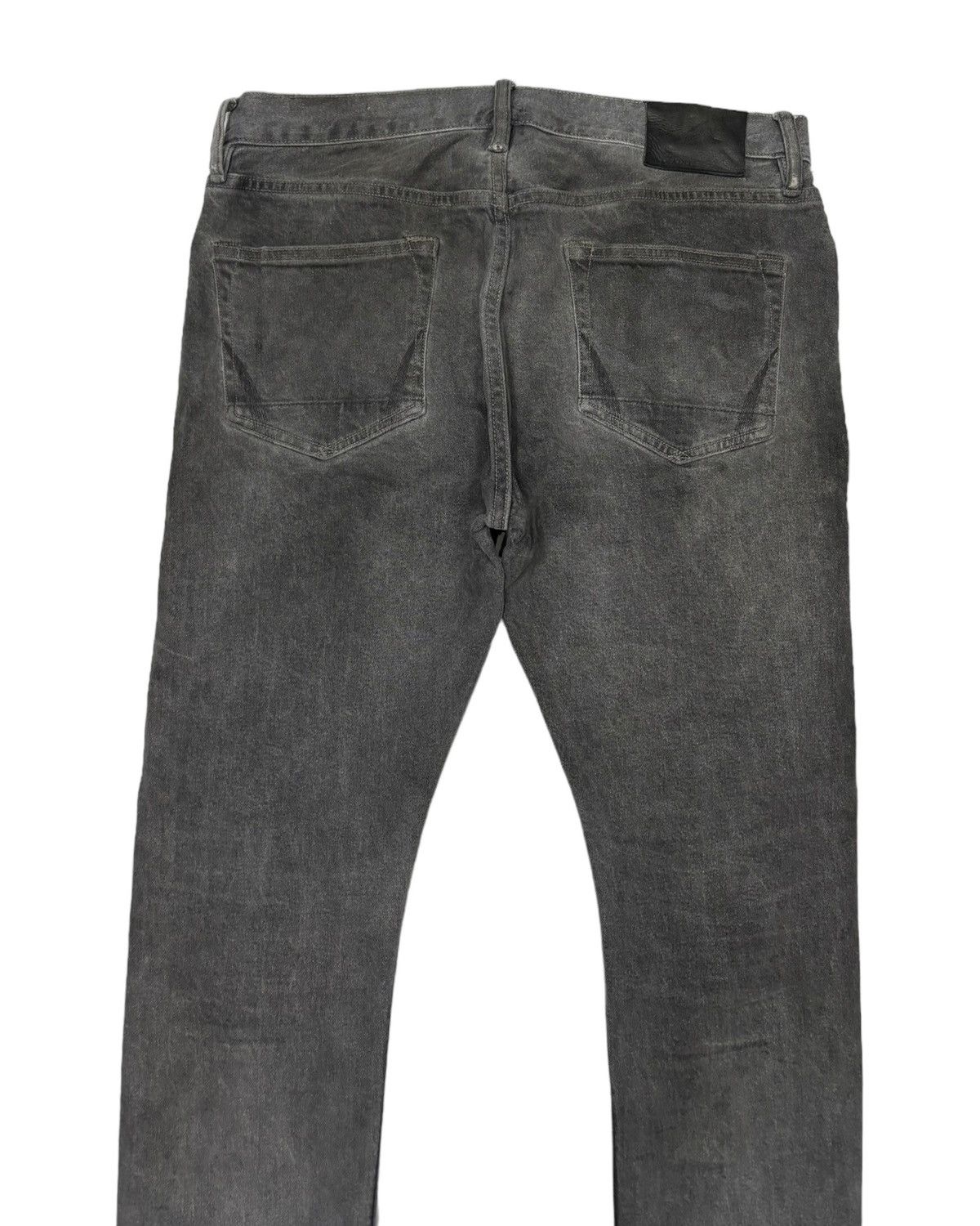 Allsaints 🔥ALLSAINTS WAXED BLACK DISTRESSED DENIM JEANS Size US 32 / EU 48 - 6 Thumbnail
