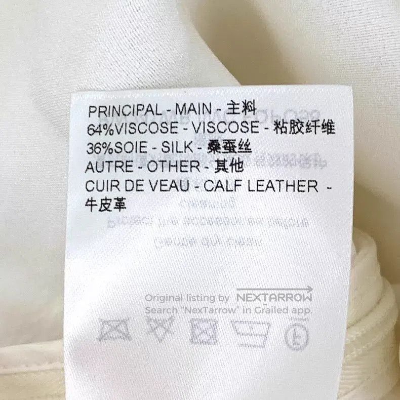 Louis Vuitton Louis Vuitton 24 white small leather label casual shorts Size US 38 / EU 54 - 7 Thumbnail