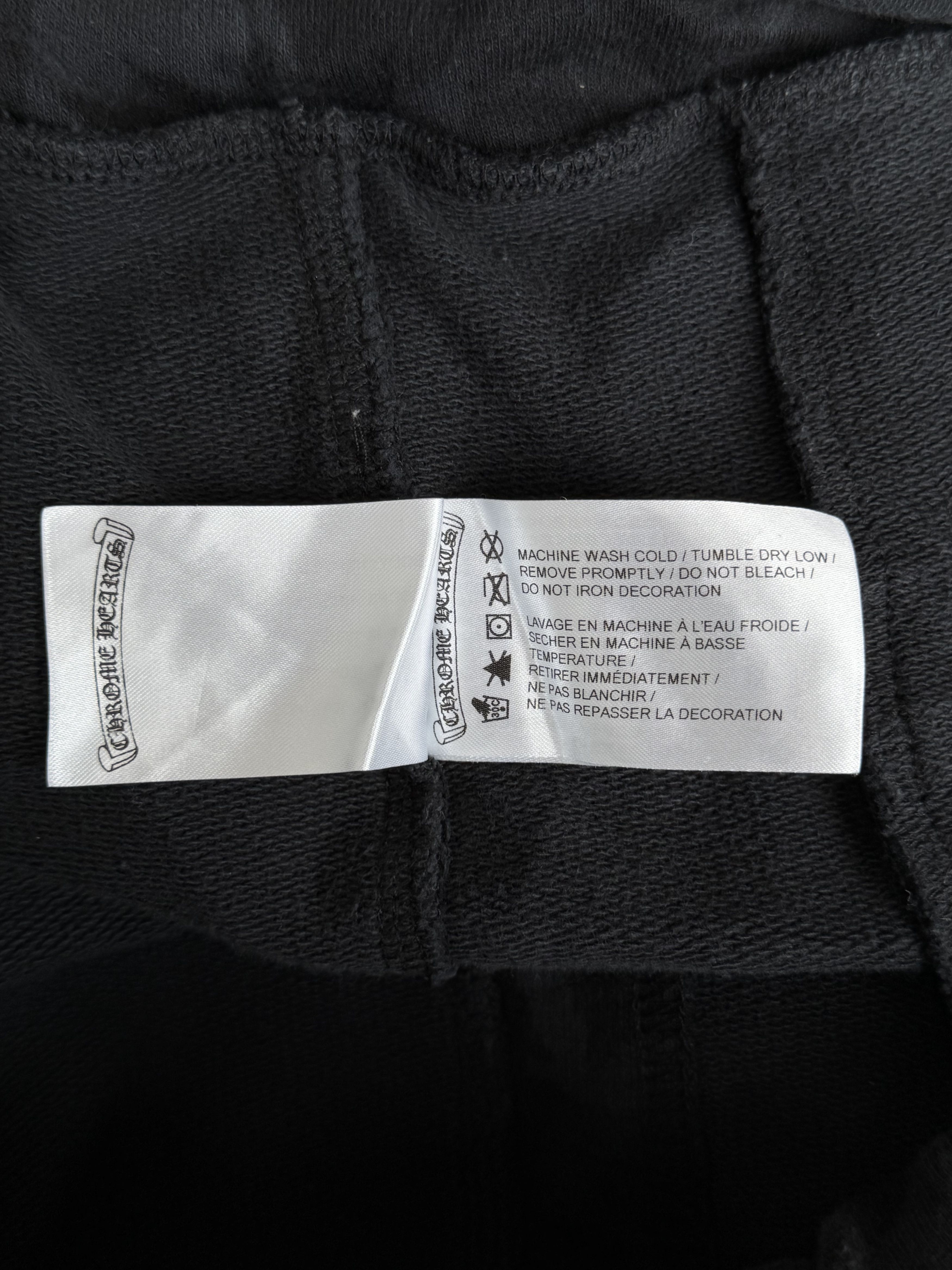 Chrome Hearts Black Horseshoe Logo Cemetery Cross Jacquard Sweatpants Size US 36 / EU 52 - 4 Thumbnail