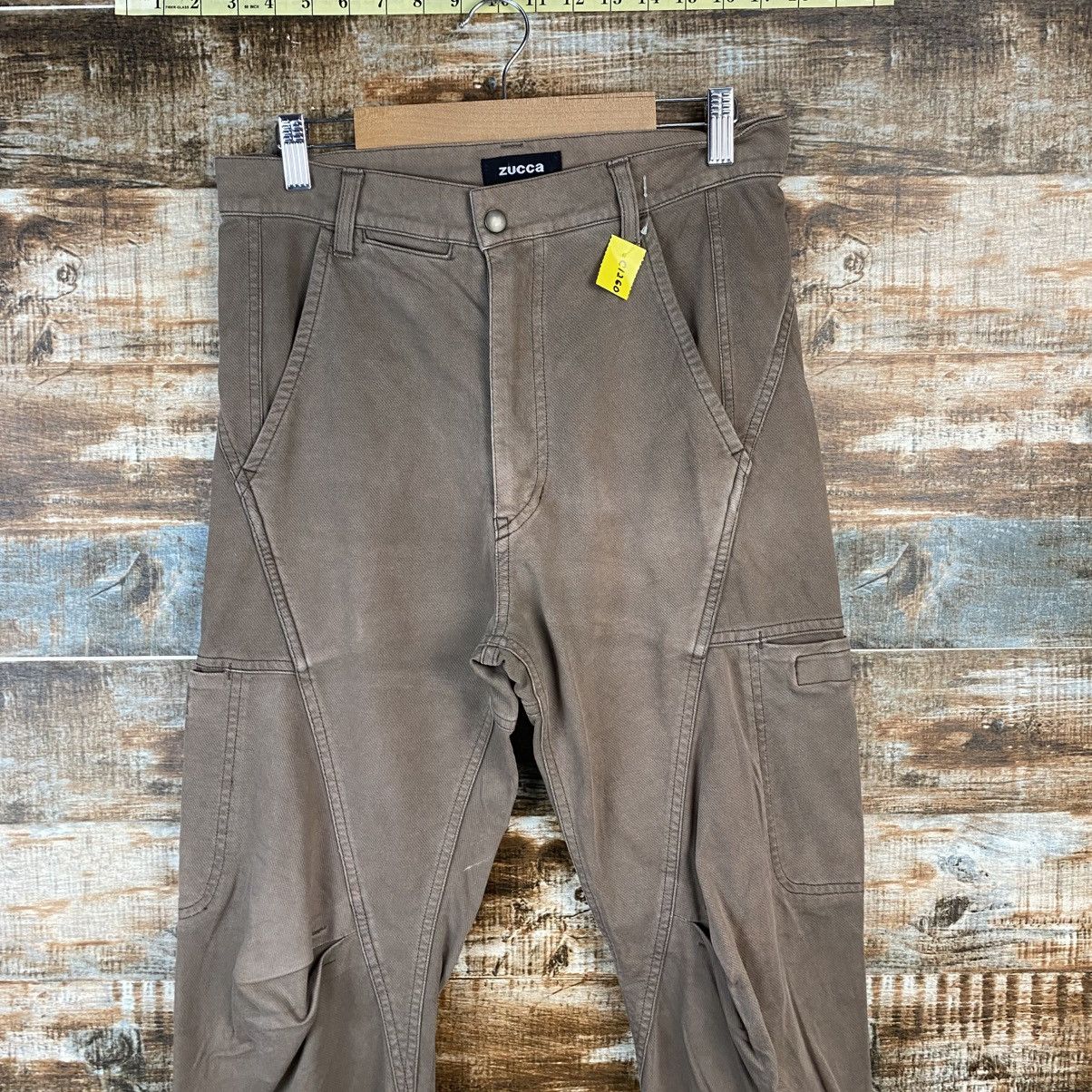 Zucca DL Zucca Brown Cargo Multipocket Pants #C1260 Size US 29 - 4 Thumbnail