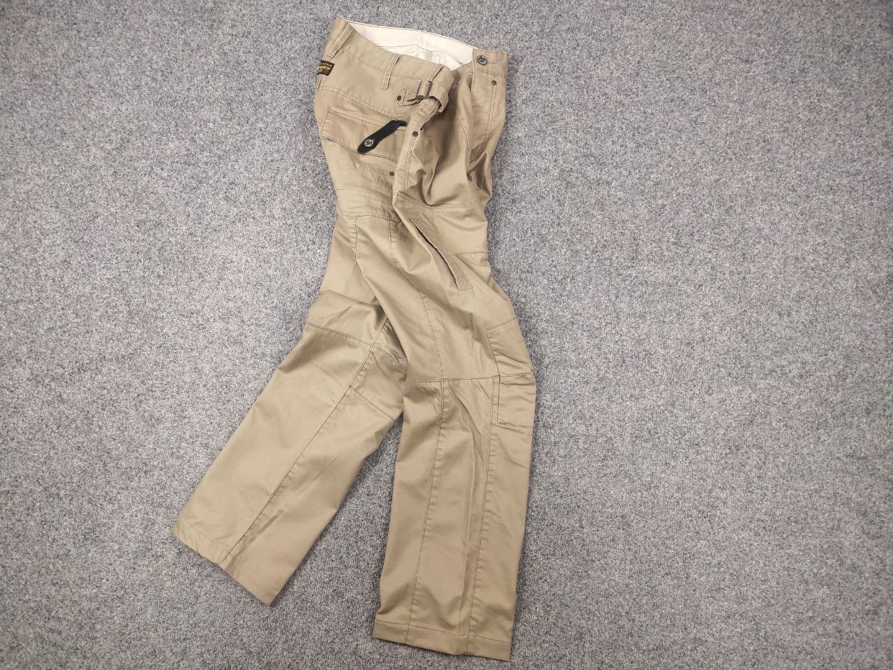 G-Star G Star Raw Trail 5620 Tapered Canvas Pocket Cargo Pants Size US 34 / EU 50 - 3 Thumbnail