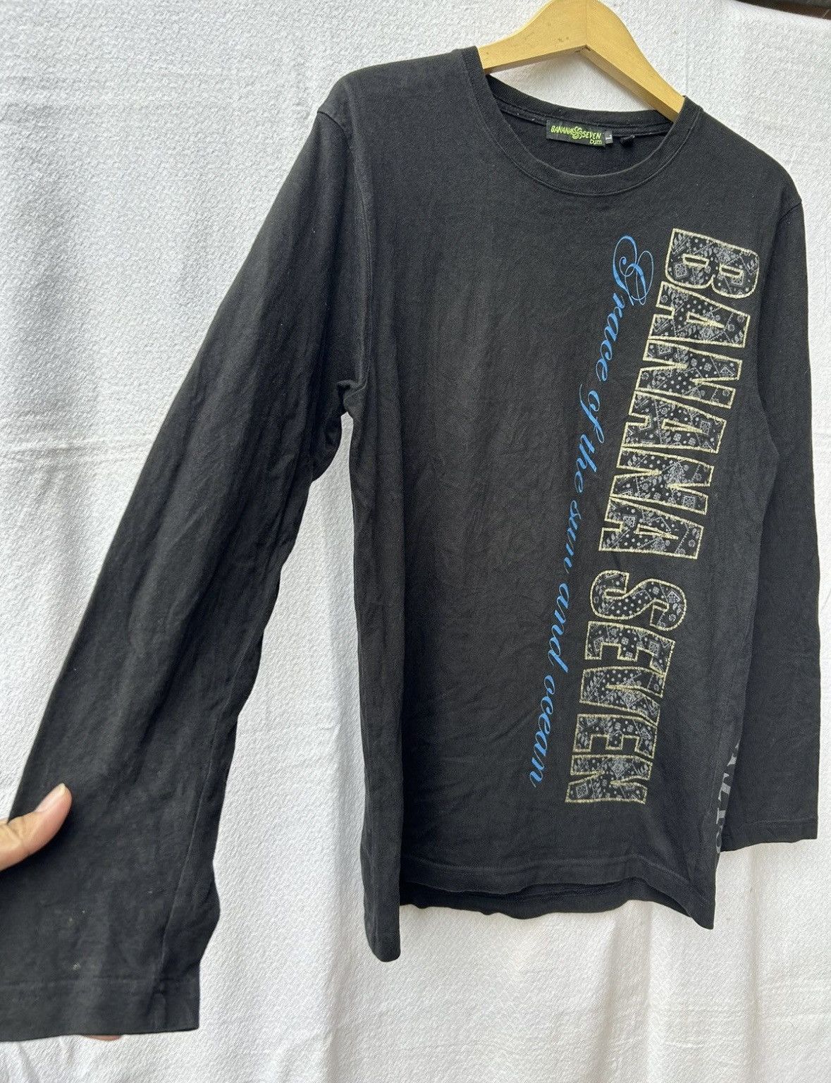 Japanese Brand Japanese banana seven poem longsleeve Size US L / EU 52-54 / 3 - 4 Thumbnail