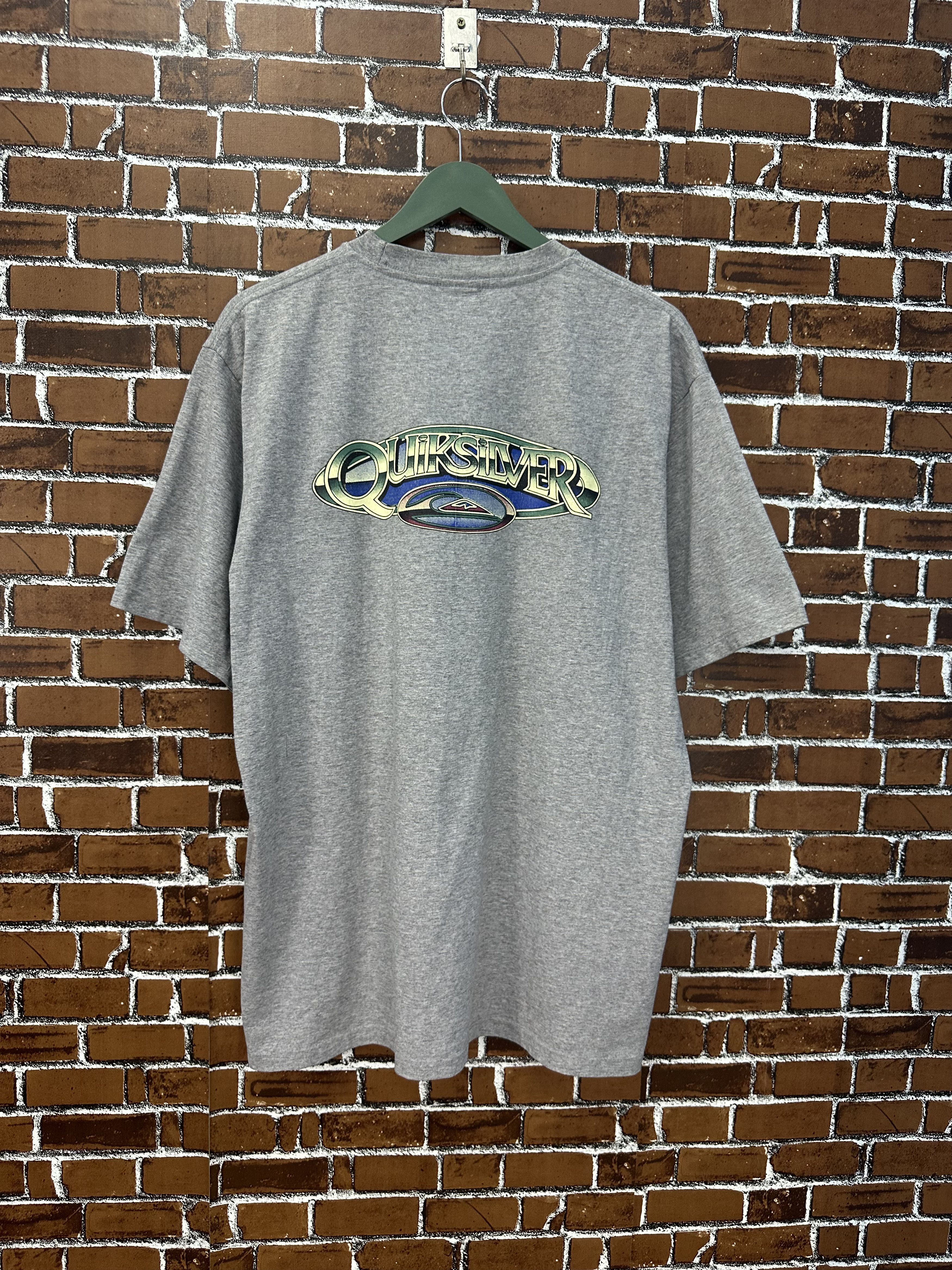 Quiksilver Vintage 90s Quiksilver Usa Hookups Tshirt A1032 Size US L / EU 52-54 / 3 - 1 Thumbnail