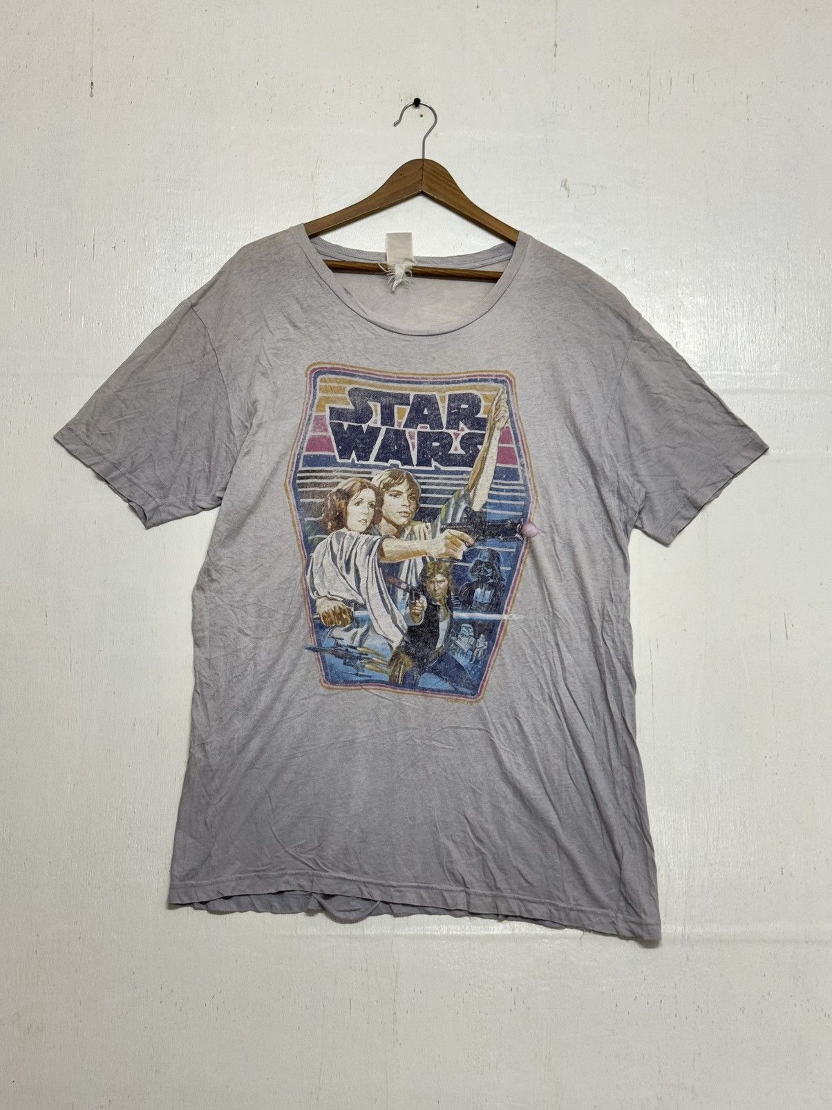 Star Wars × Vintage Vintage Starwars Movie Sunfaded Size US L / EU 52-54 / 3 - 1 Thumbnail
