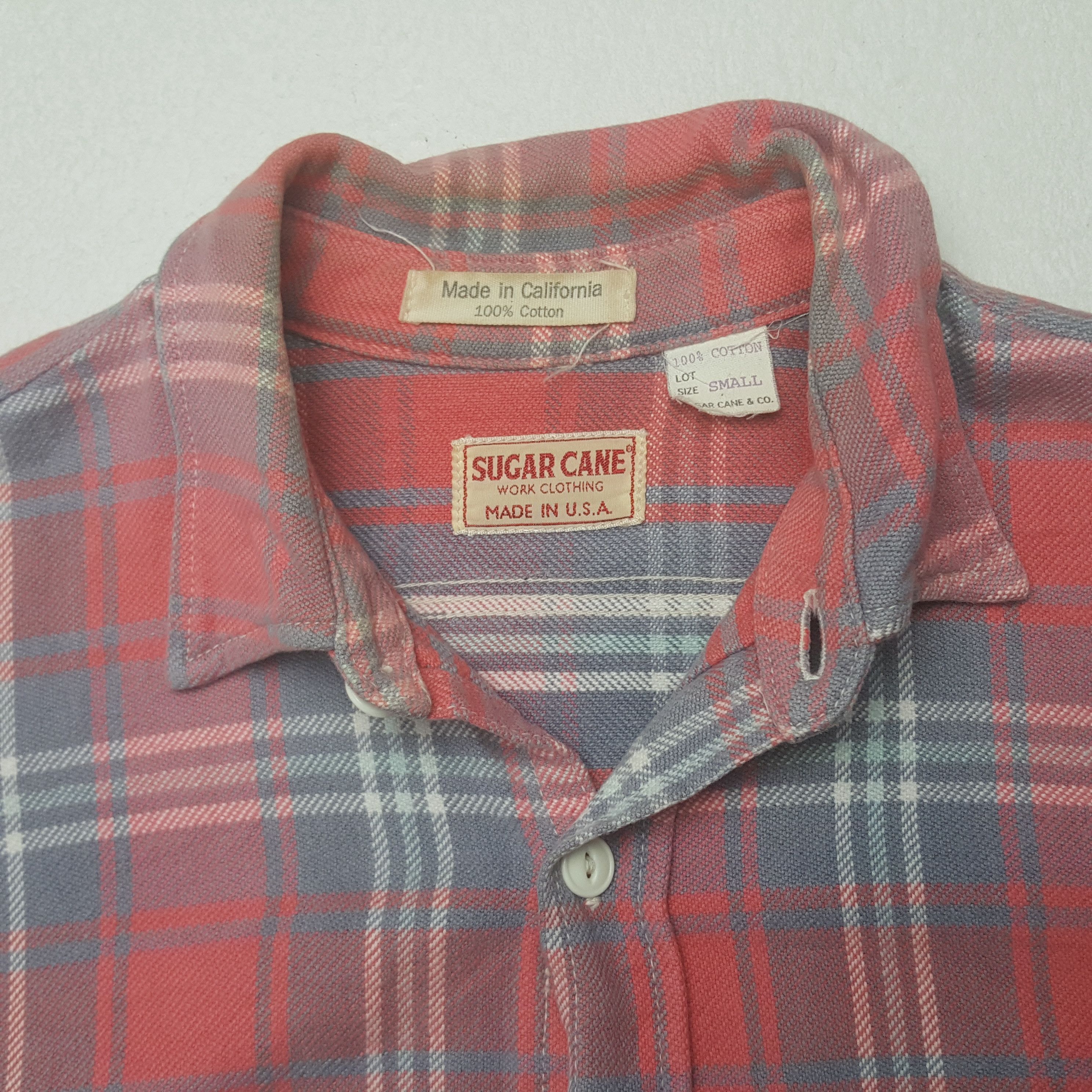Vintage Sugar Cane USA Button Up Shirt