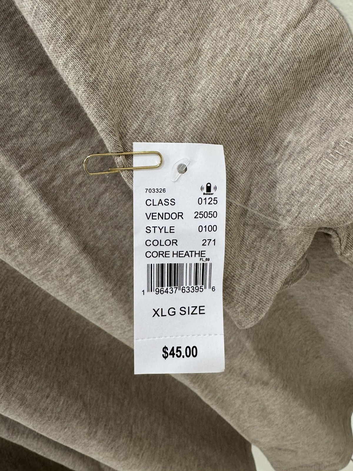 Essentials × Fear of God Core Heather Essentials T Shirt Size US XL / EU 56 / 4 - 3 Thumbnail