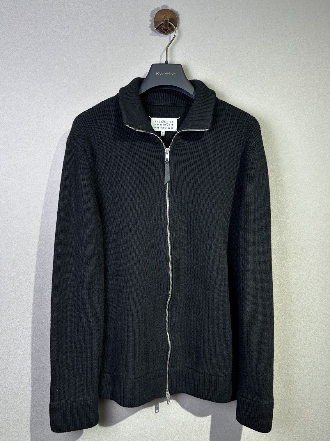 Maison Margiela Maison Margiela Ribbed Zip Cardigan Size L Size US L / EU 52-54 / 3 - 1 Thumbnail