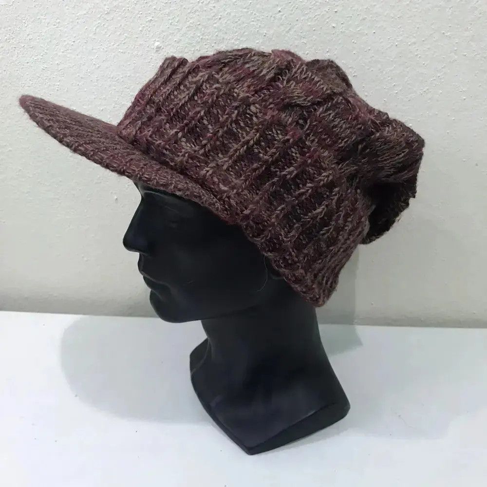 Japanese Brand Visor Japanese Brand Knit Beanie Hat Size ONE SIZE - 2 Thumbnail