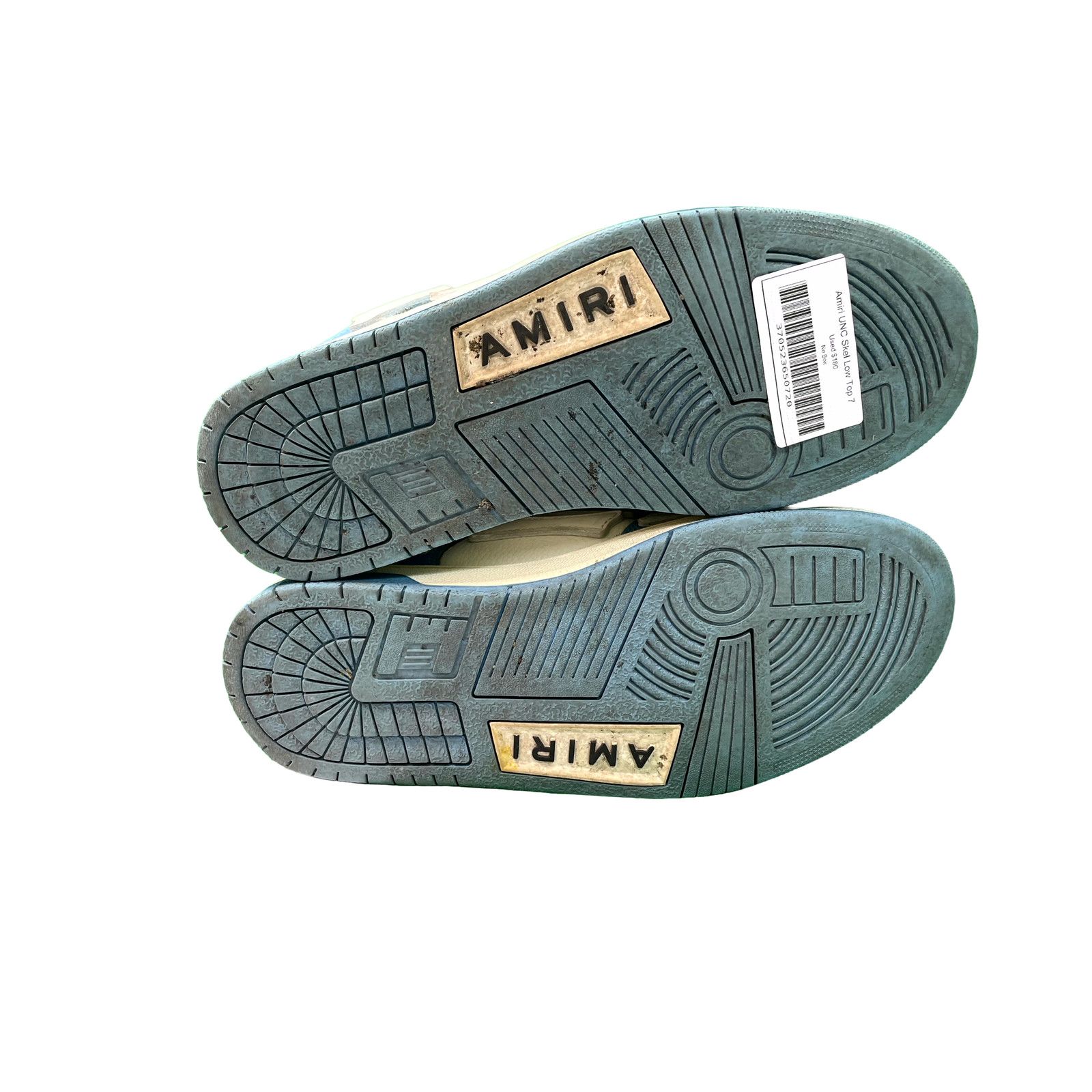 Amiri Amiri UNC Skel Low Top Sneakers Size US 7 / IT 37 - 2 Thumbnail