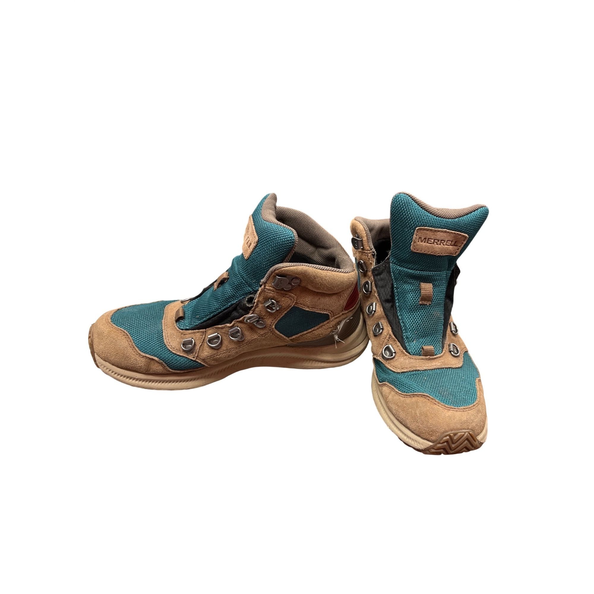 Merrell Merrell Vibram wms brown green waterproof hiking ankle boots Size US 8 / IT 38 - 2 Thumbnail