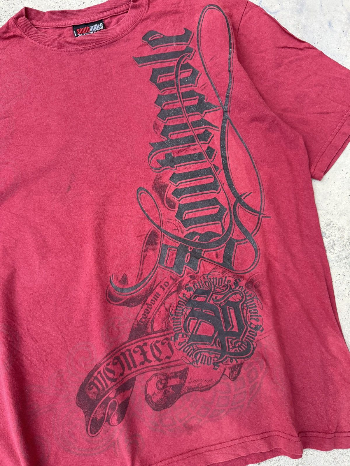 Affliction Y2K Southpole All Over Print Cyber Grunge Gothic Tees Size US XL / EU 56 / 4 - 2 Thumbnail
