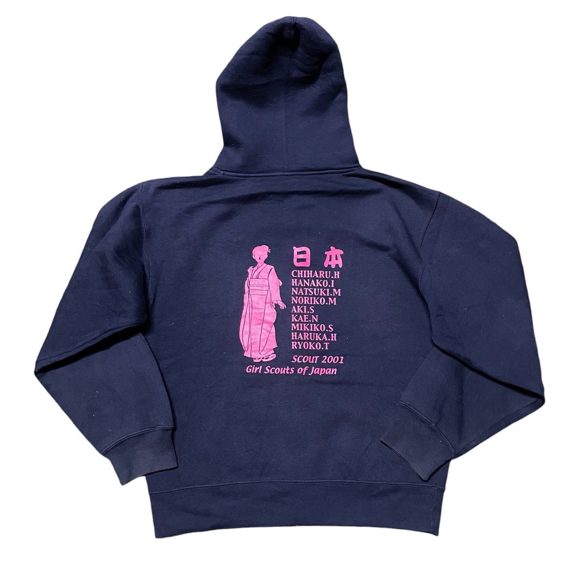 Japanese Brand × Vintage 💥Y2k Sakura Scout Japan Zipper Hoodie Size US M / EU 48-50 / 2 - 2 Thumbnail