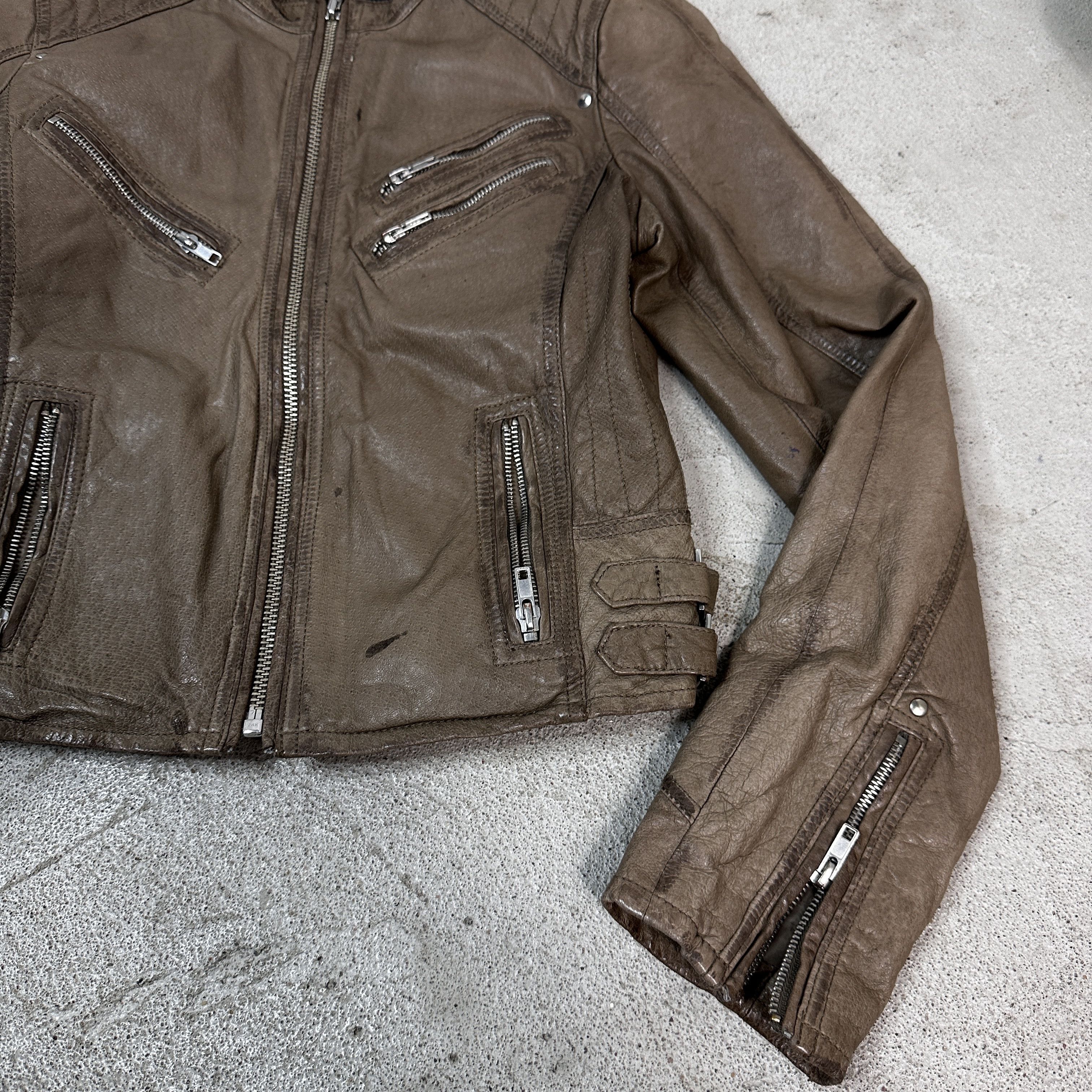 Vintage Women's Leather Jacket Vintage Size S / US 4 / IT 40 - 2 Thumbnail