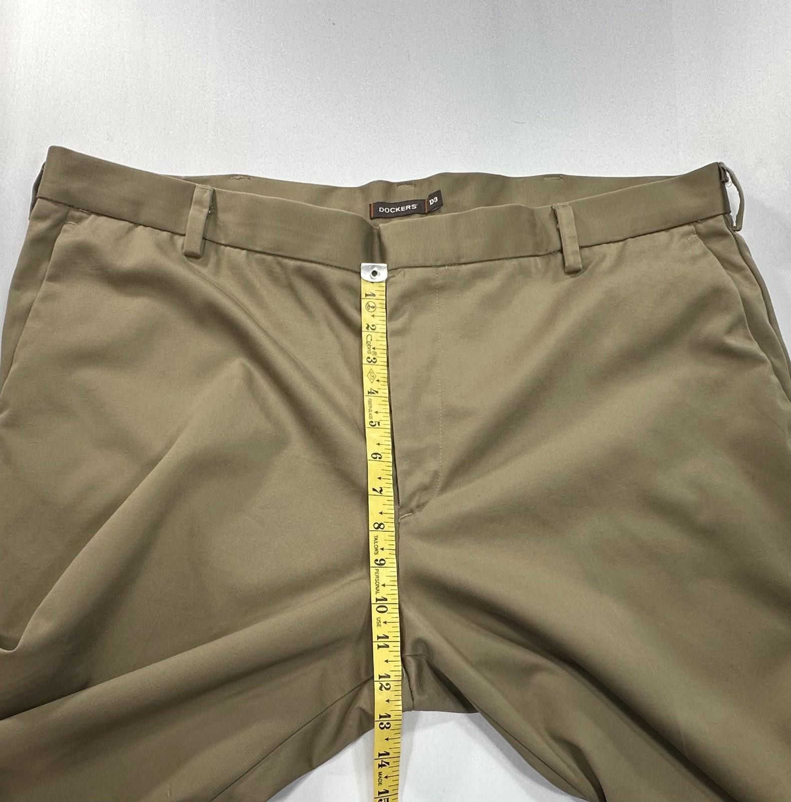 Dockers Dockers Flat Front Straight Leg Chinos Brown Mens 42/30 Size US 42 / EU 58 - 8 Thumbnail