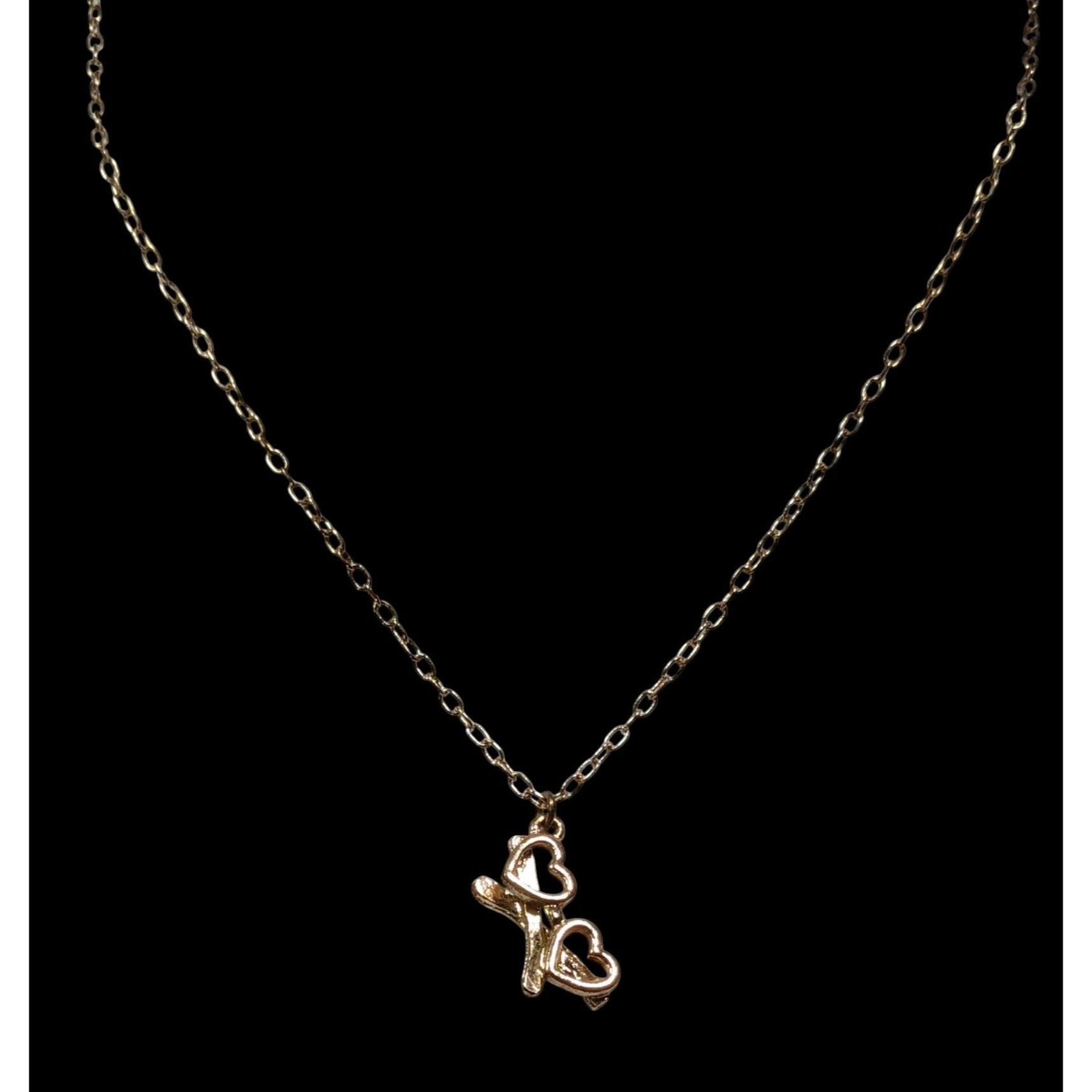 Other Vintage Avon Heart Gold Tone Pendant Necklace Size ONE SIZE - 2 Thumbnail