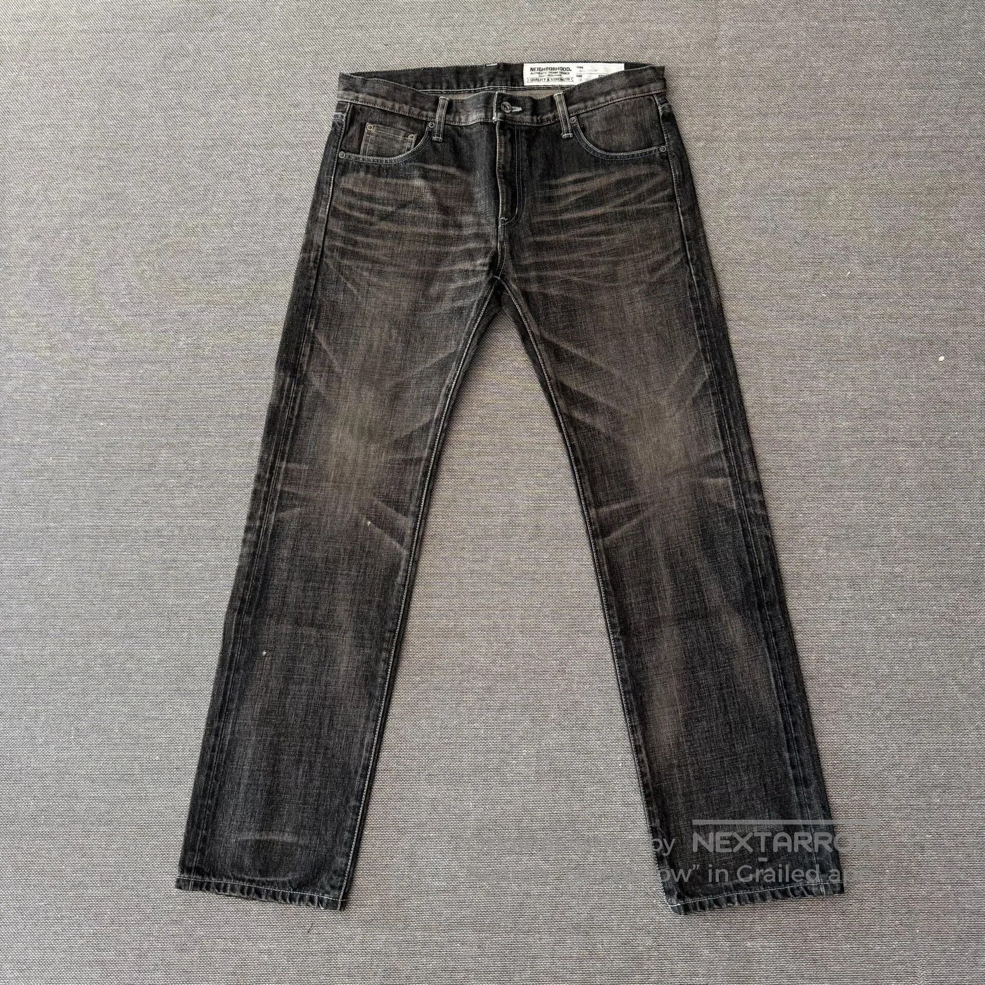 Neighborhood Neighborhood 18ss Basic Washed Jeans. Size US 36 / EU 52 - 2 Thumbnail