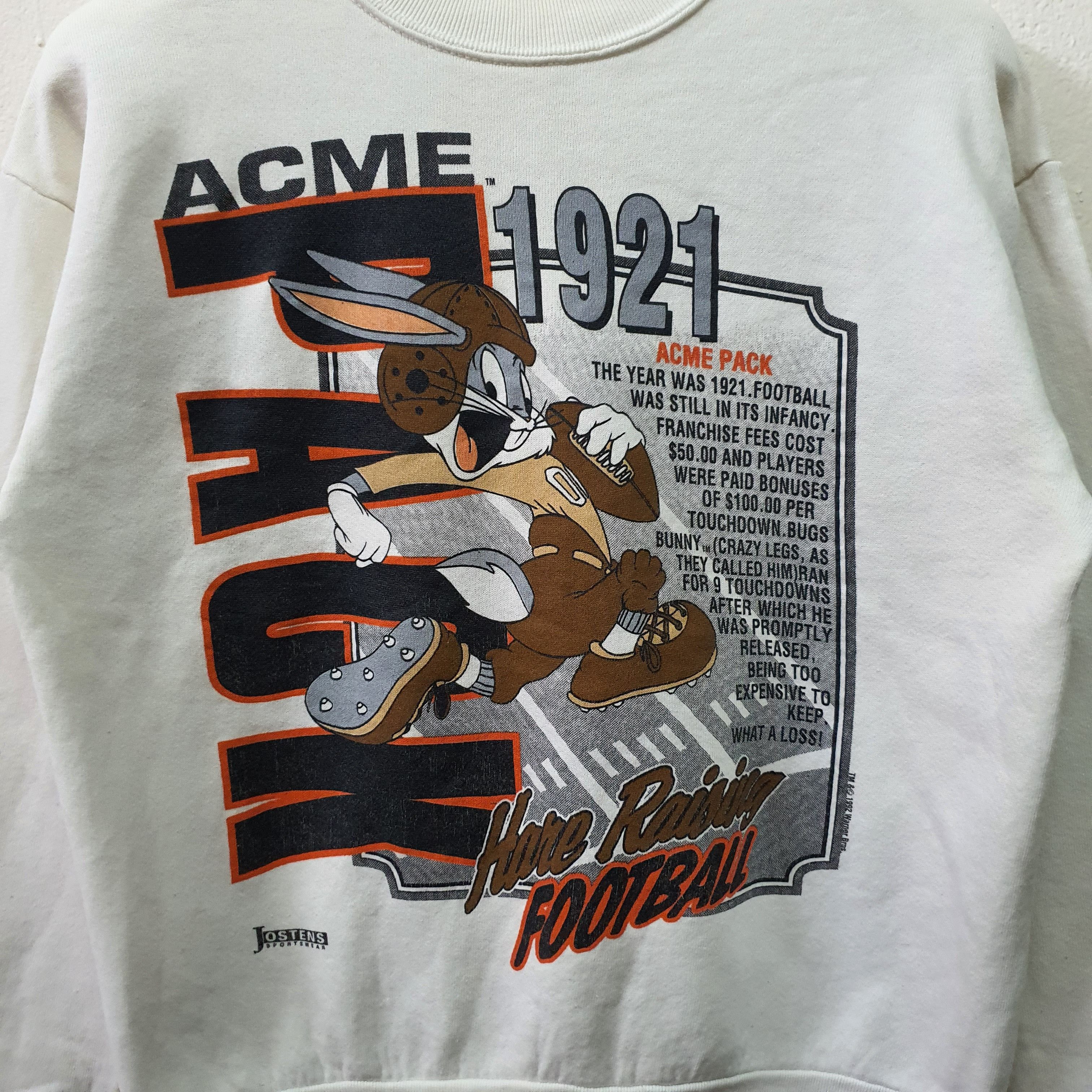 Acme Clothing vintage 1992 ACME Clothing "Bugs Bunny" sweatshirt Size US M / EU 48-50 / 2 - 3 Thumbnail
