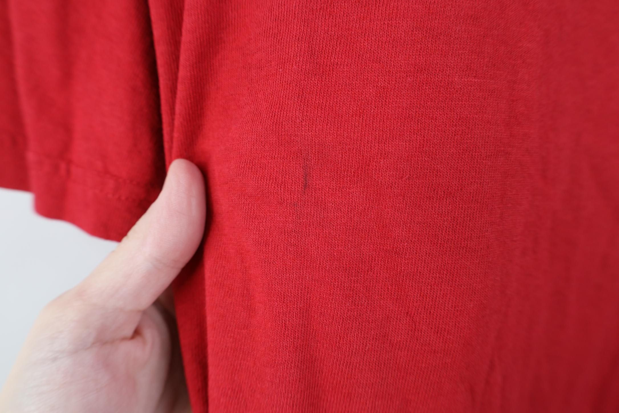 Polo Ralph Lauren Deadstock Vintage 90s Ralph Lauren Chalk Stencil T-Shirt Red Size US XXL / EU 58 / 5 - 6 Thumbnail