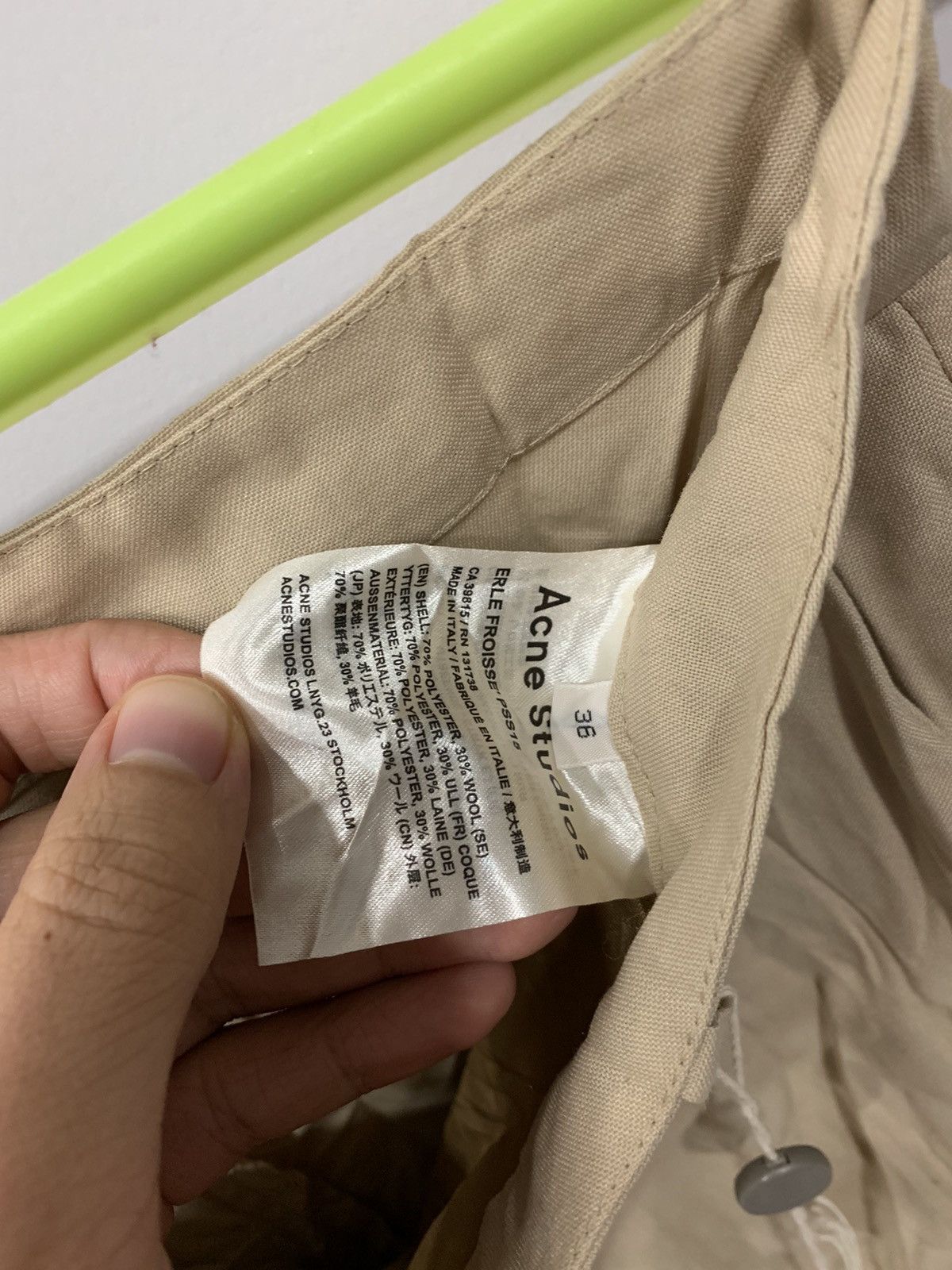 Acne Studios ACNE STUDIOS Pants Trousers Erle Froisse Crinkle Textured Size 26" / US 2 / IT 38 - 11 Thumbnail