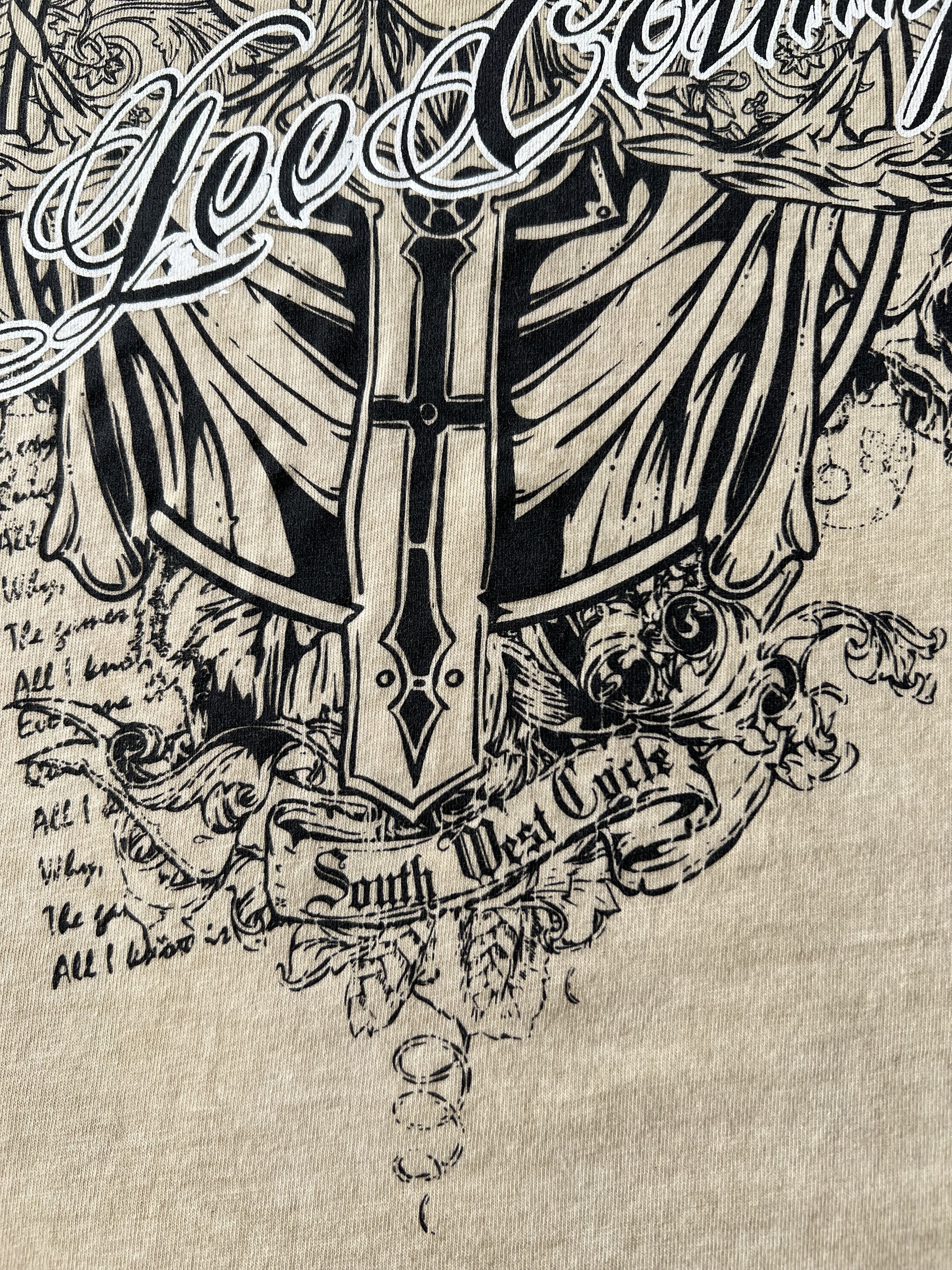 Affliction Affliction Style Rapa Nui Eagle Skull Y2K T-shirt Size US XL / EU 56 / 4 - 5 Thumbnail