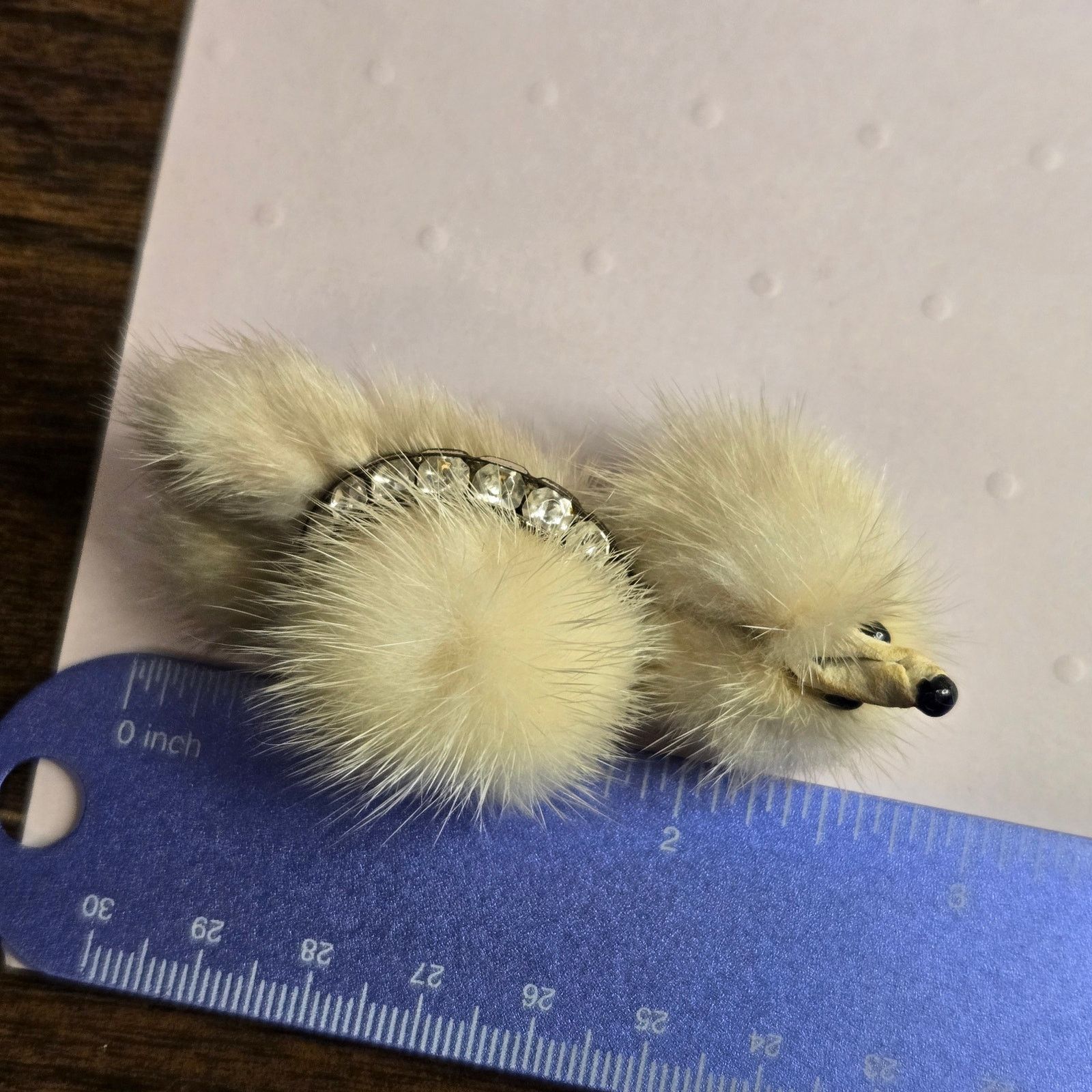 Vintage Vintage 1950s Genuine Mink Fur Poodle Brooch - Kitsch MCM Size ONE SIZE - 6 Thumbnail