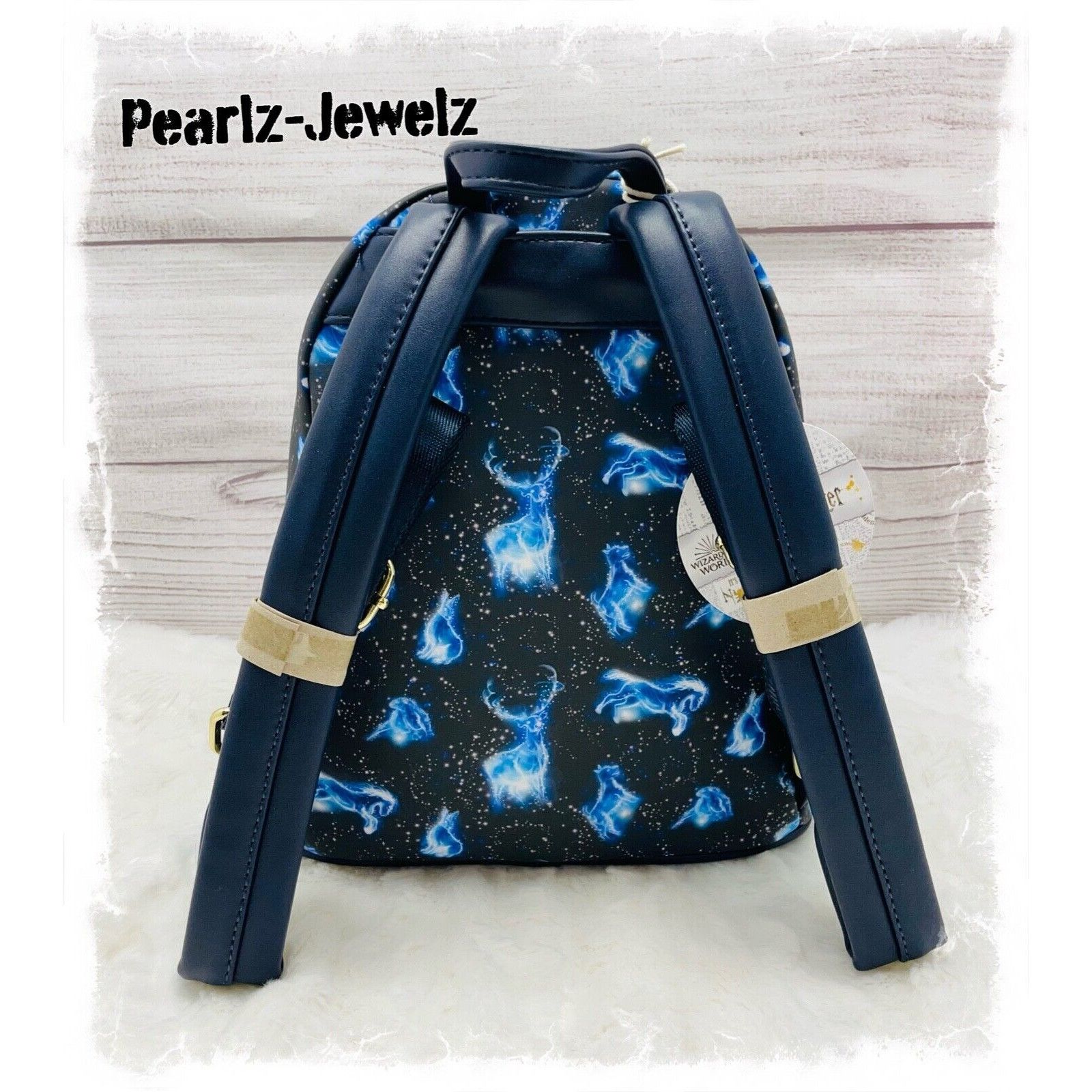 Disney Loungefly Harry Potter Patronus Horse Allover Print AOP Mini Size ONE SIZE - 4 Thumbnail