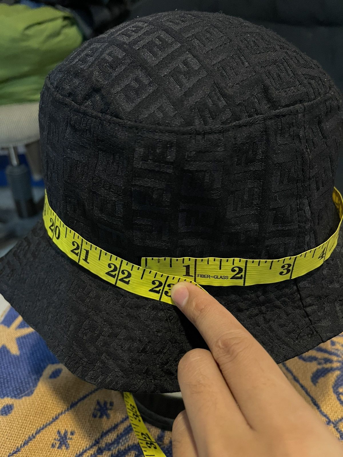 Fendi FENDI MONOGRAM FF-JACQUARD BUCKET HAT Size ONE SIZE - 8 Thumbnail
