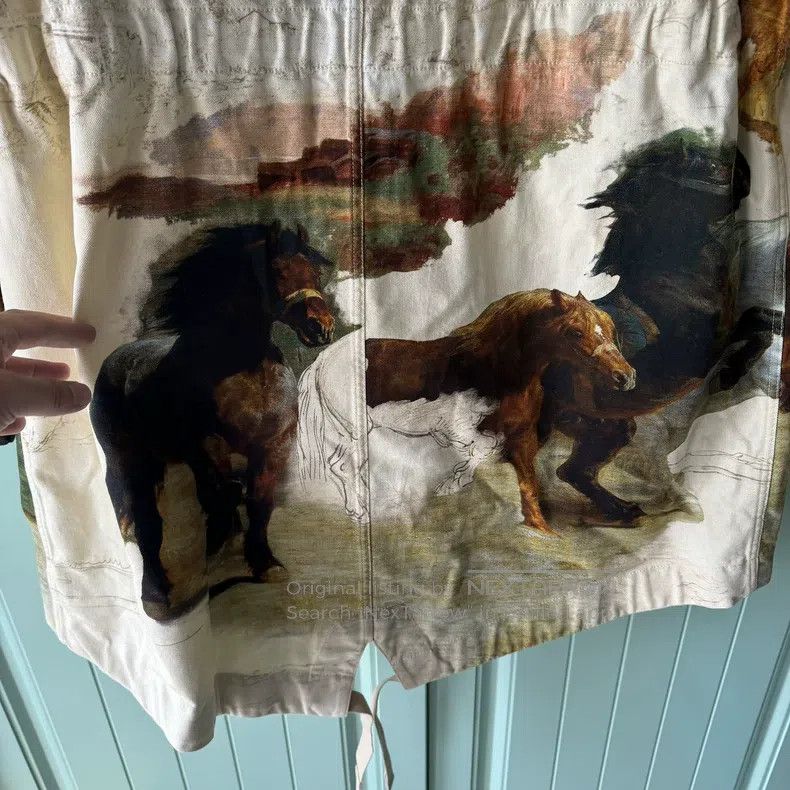 Acne Studios Acne Studios Pony Pattern Oil Painting Print Shirt Jacket, Size US S / EU 44-46 / 1 - 9 Thumbnail