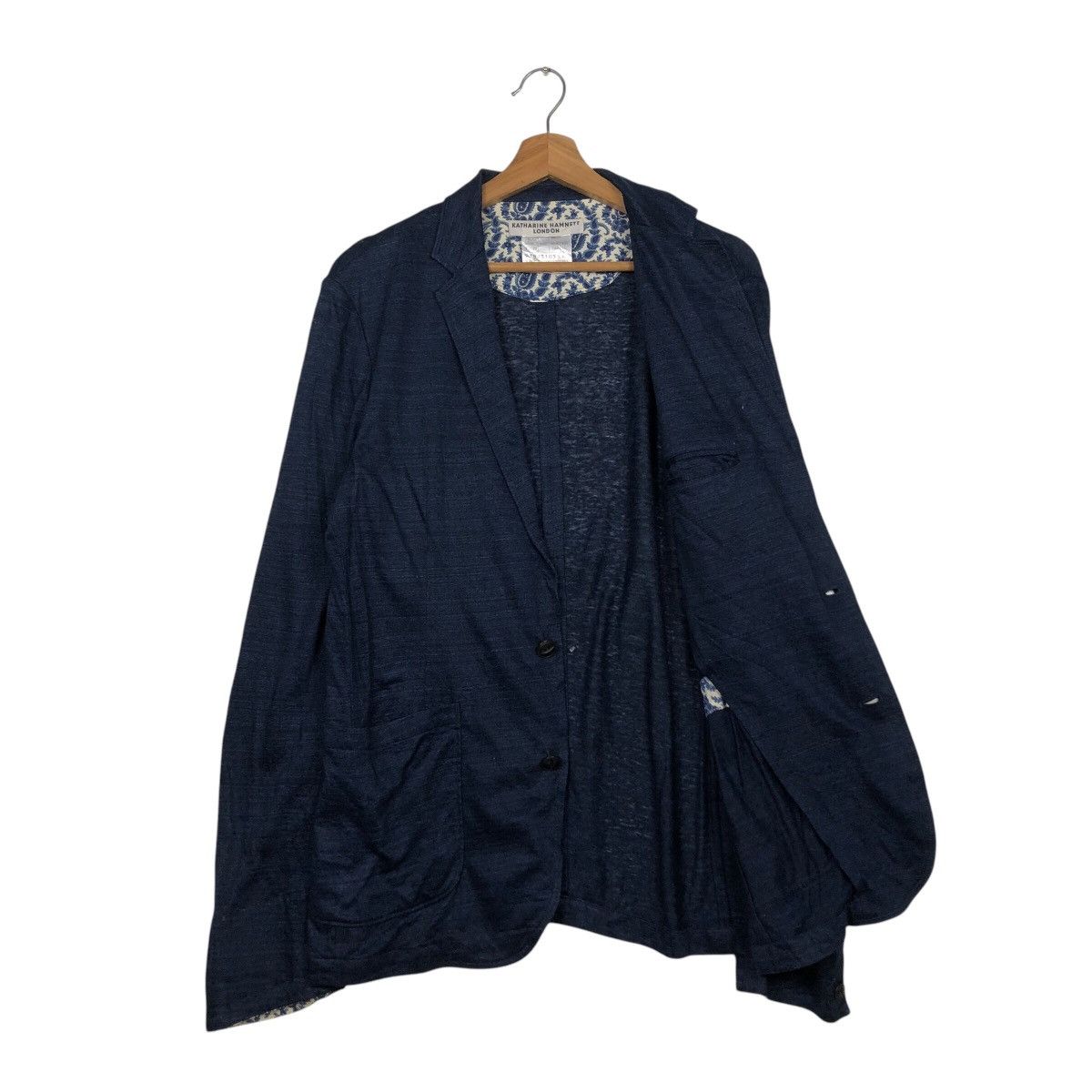 Japanese Brand 📌Vintage Chore Work Jacket Blanket Katharine Hamnett London Size US L / EU 52-54 / 3 - 12 Thumbnail