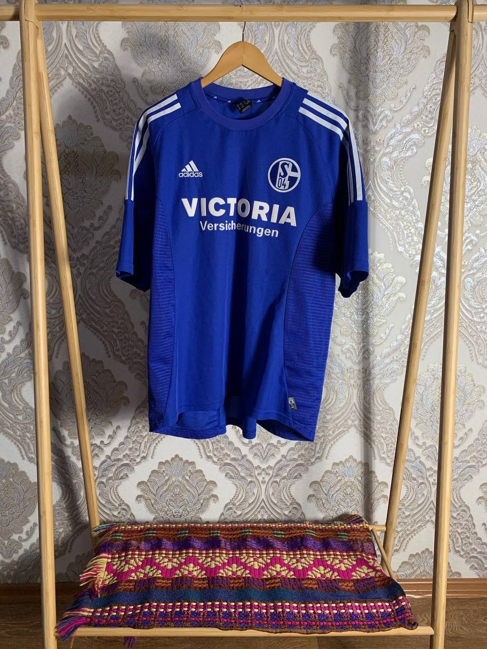 Vintage Adidas FC SCHALKE 04 Germany Soccer Jersey 90s Y2K