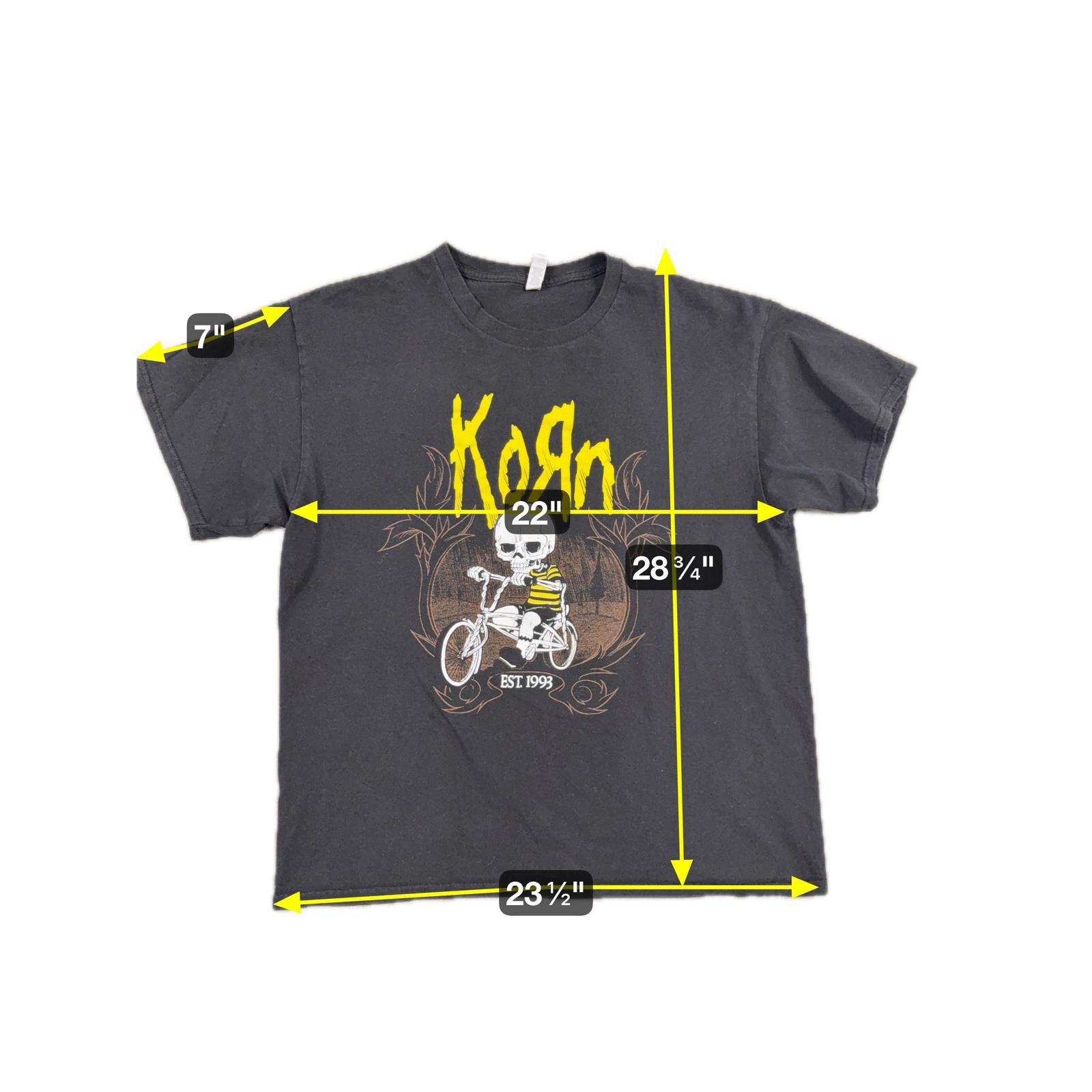Designer Vintage DS Korn Skeleton Est 1993 T-Shirt Allstyle Tag XL Size US XL / EU 56 / 4 - 5 Thumbnail