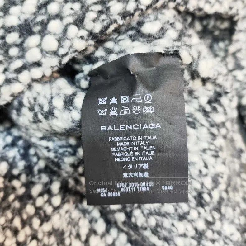 Balenciaga Balenciaga Wool Long Sleeve Gray Size US M / EU 48-50 / 2 - 4 Thumbnail