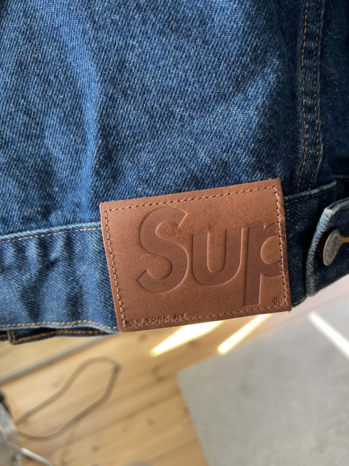 Supreme Supreme Shibori Denim Trucker Jacket Size US M / EU 48-50 / 2 - 5 Thumbnail