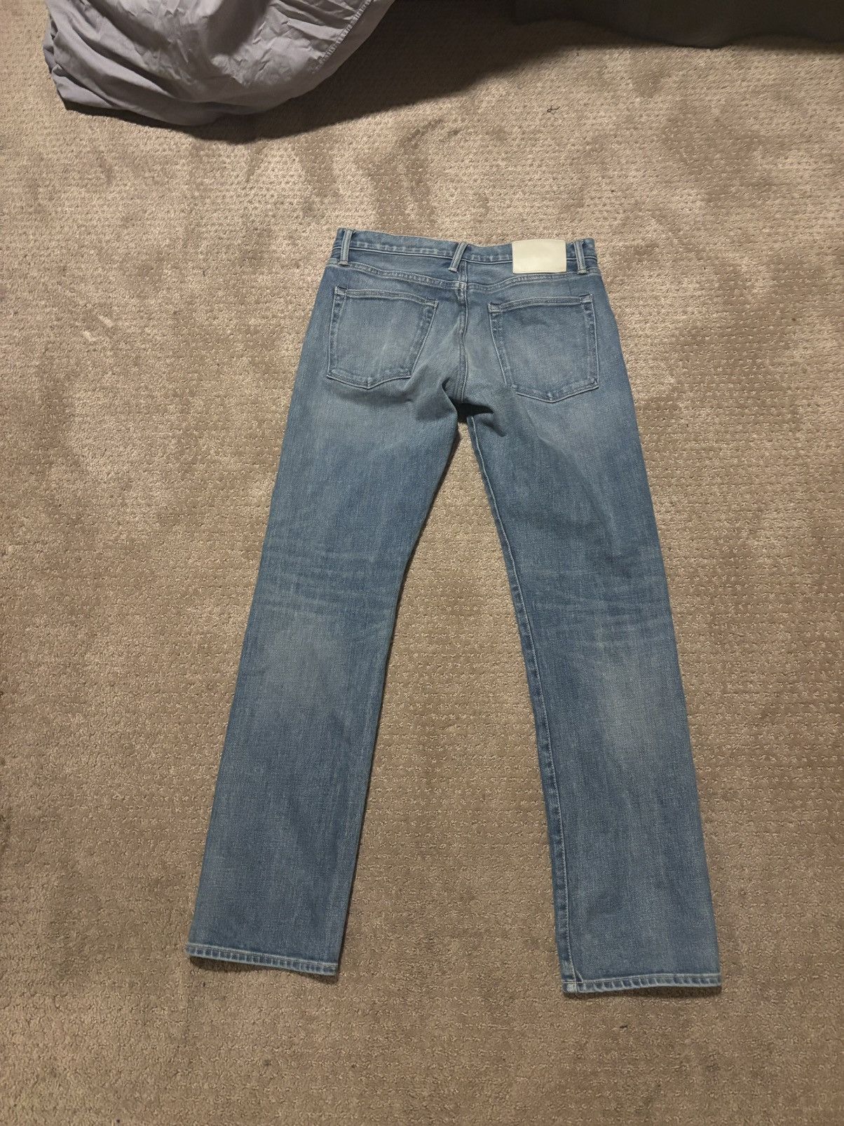 Hiroshi Kato Hiroshi kato - hammer straight leg salvage denim Size US 31 - 2 Thumbnail