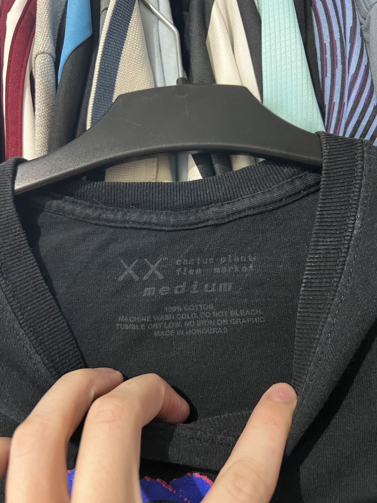 Cactus Plant Flea Market × Kaws VINTAGE CACTUS PLANT FLEA MARKET & KAWS SMILE BLACK CPFM TEE Size US M / EU 48-50 / 2 - 4 Thumbnail
