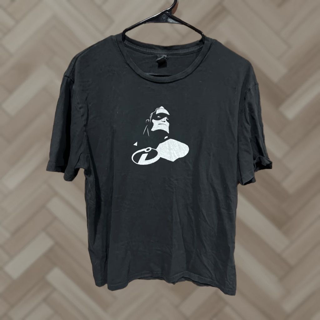 American Apparel The Incredibles Shirt Mens L Black Cotton Short Sleeve Disney Pixar Animation Studio Exclusive T-Shirt Outdoor 90s Mens Size US L / EU 52-54 / 3 - 1 Thumbnail