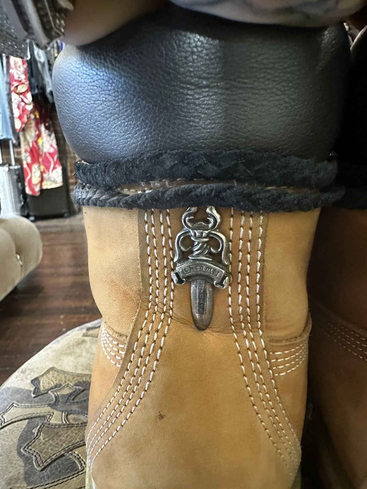 Chrome Hearts × Timberland CHROME HEARTS TIMBERLAND TIMBS BOOTS 11 11.5 Size US 11 / EU 44 - 10 Thumbnail