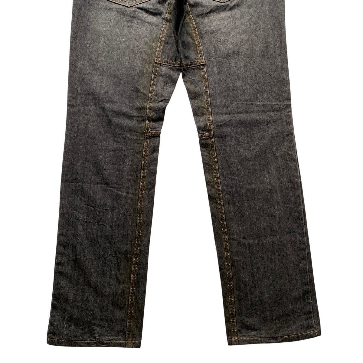 Japanese Brand Vintage John Galliano Gazette Newspaper Denim Pants Designer Size US 34 / EU 50 - 11 Thumbnail