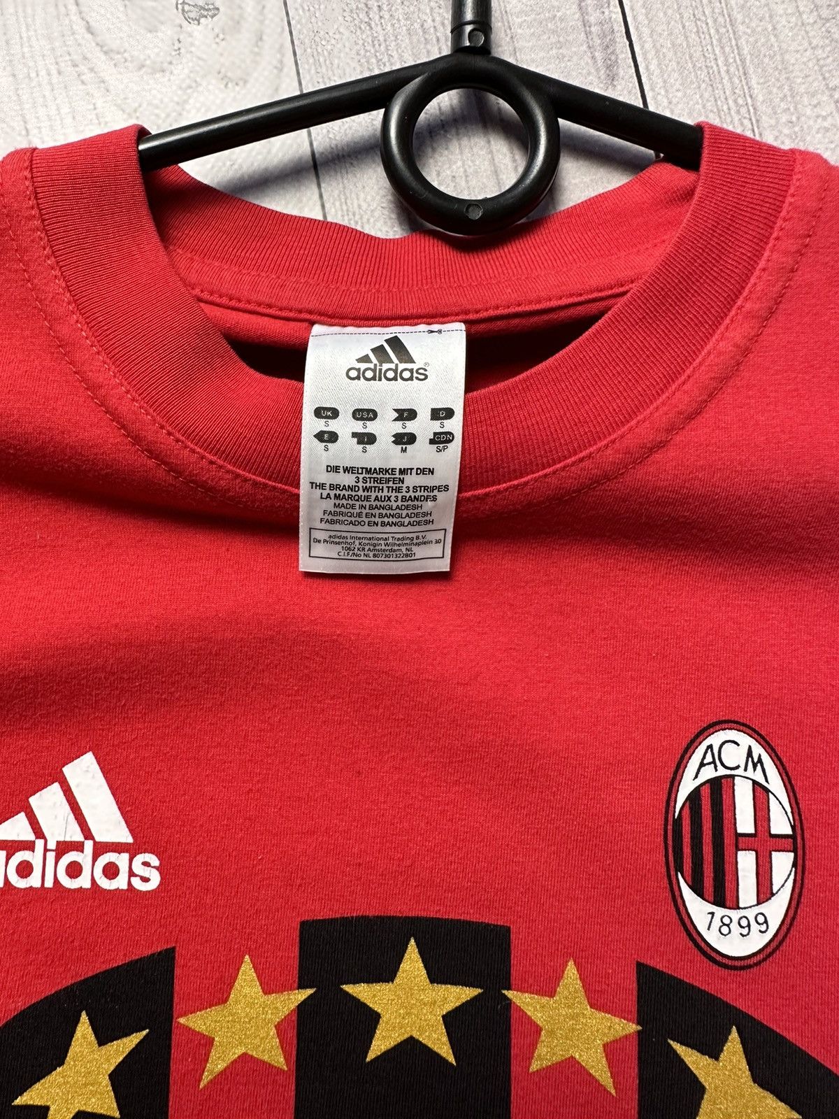 Adidas × Vintage Vintage AC Milan Champions League winners soccer tee Adidas Size US S / EU 44-46 / 1 - 4 Thumbnail