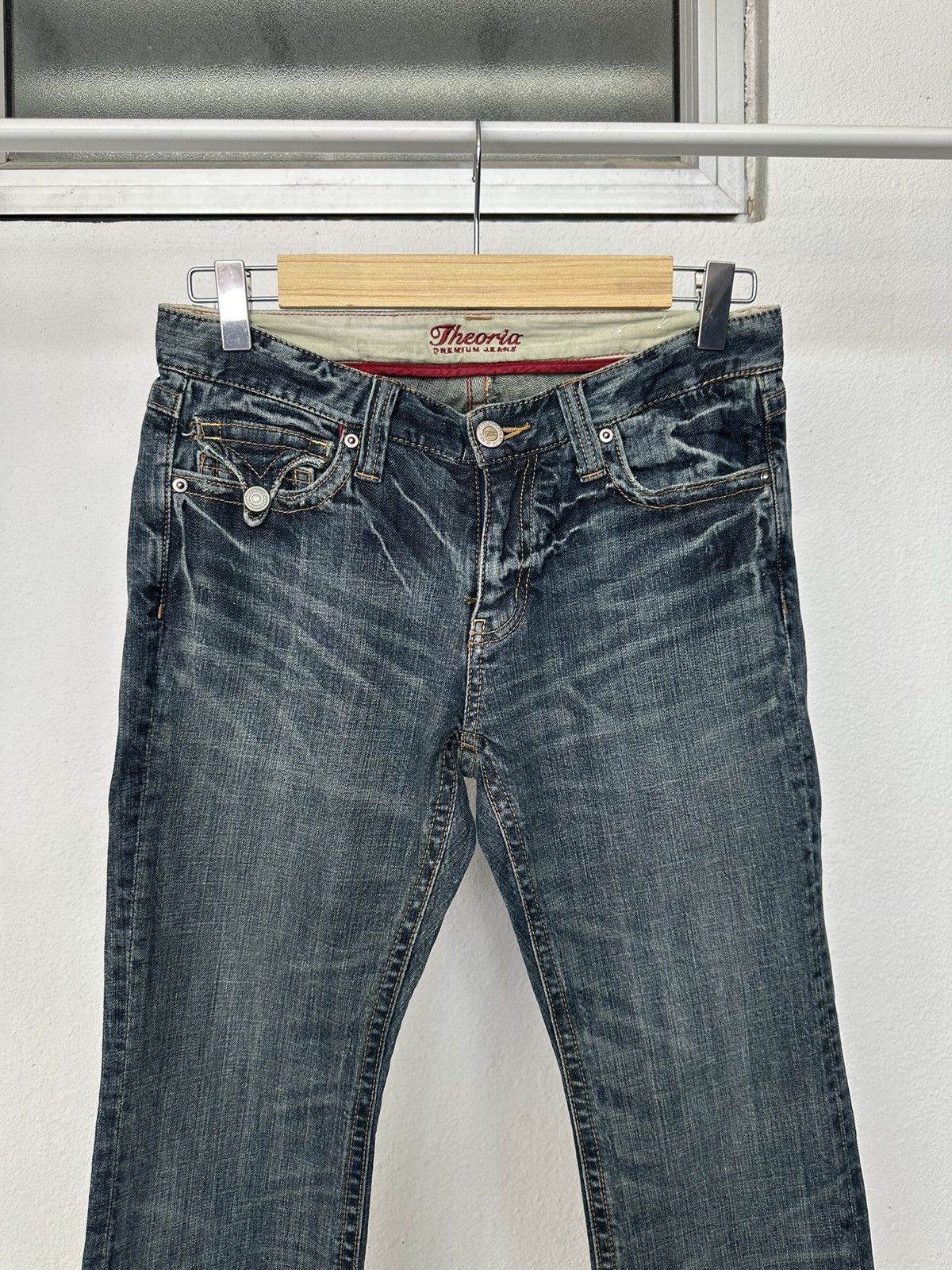 Hysteric Glamour 2000's Theoria j-rock flared fashion jeans Size US 30 / EU 46 - 12 Thumbnail