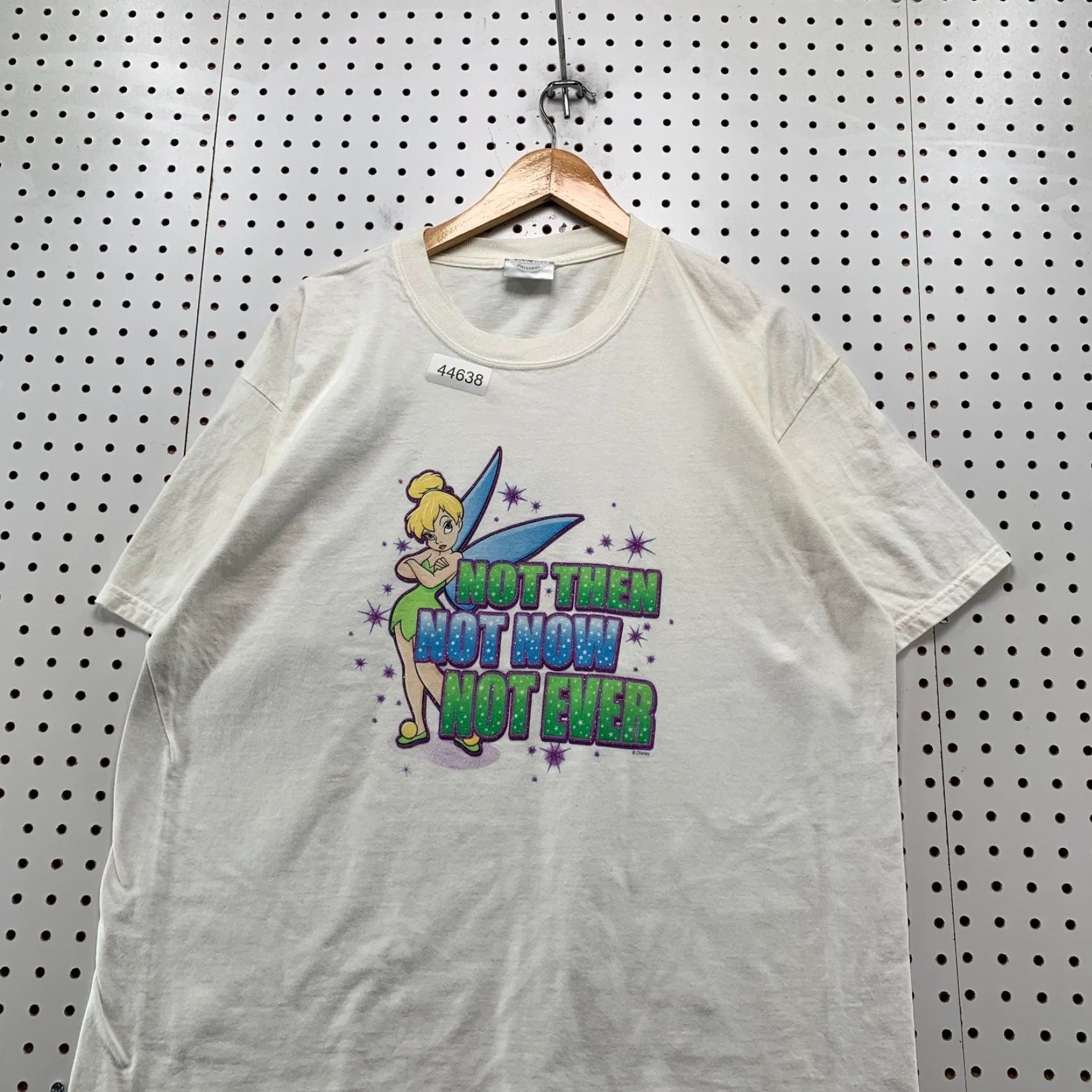Disney Disney Tinker Bell Shirt Mens XL White Not Then Not Now Not Ever Funny Size US XL / EU 56 / 4 - 2 Thumbnail