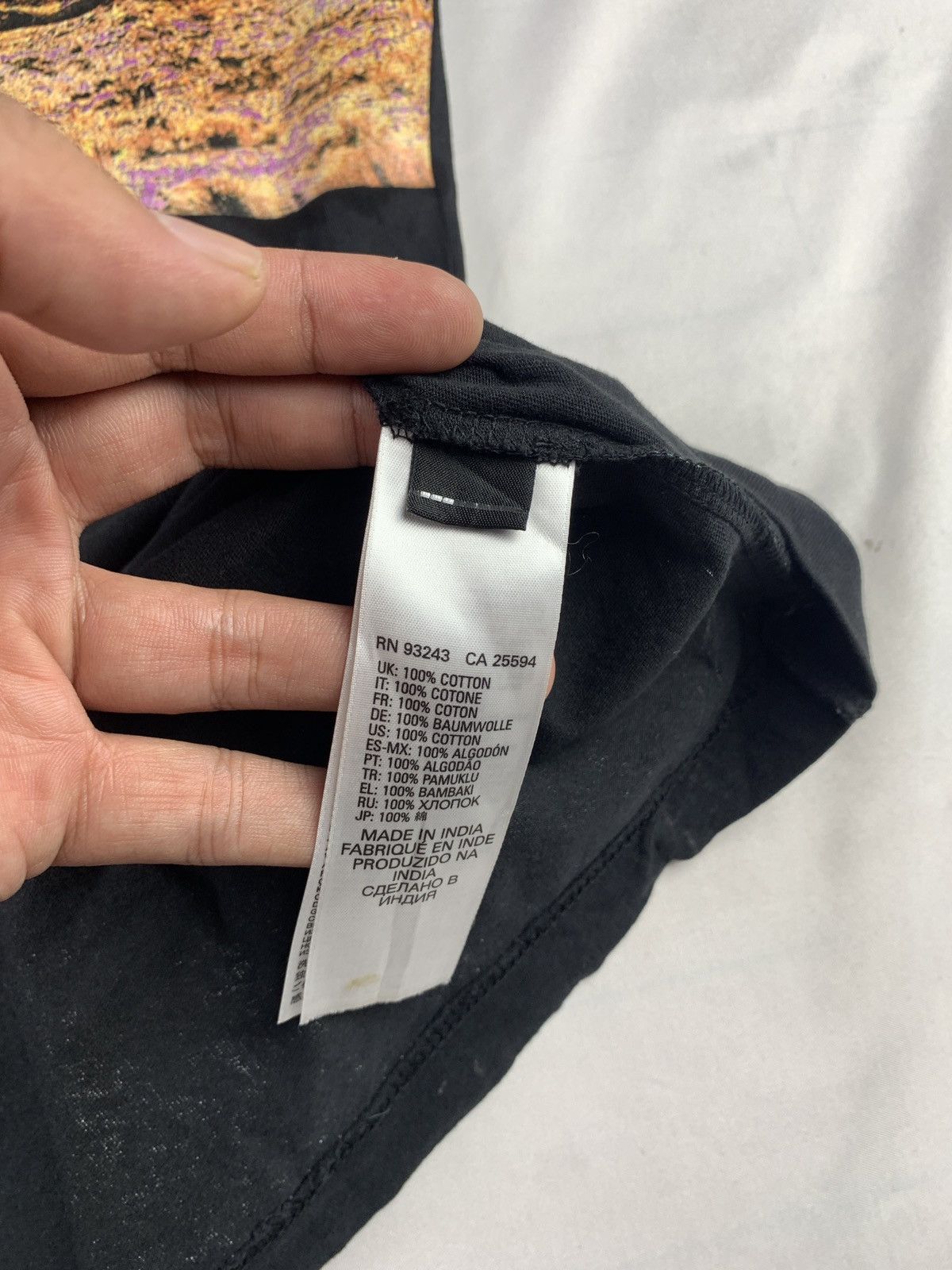 Diesel Diesel Spain Black Mega Canyon Graphic Runaway Tee Size US M / EU 48-50 / 2 - 10 Thumbnail