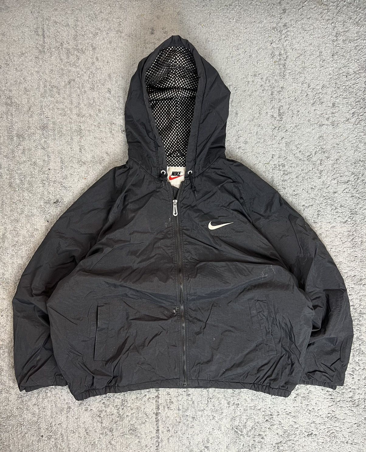 NIKE VINTAGE DOUBLE LOGO OVERSIZE GORPCORE LIGHT JACKET