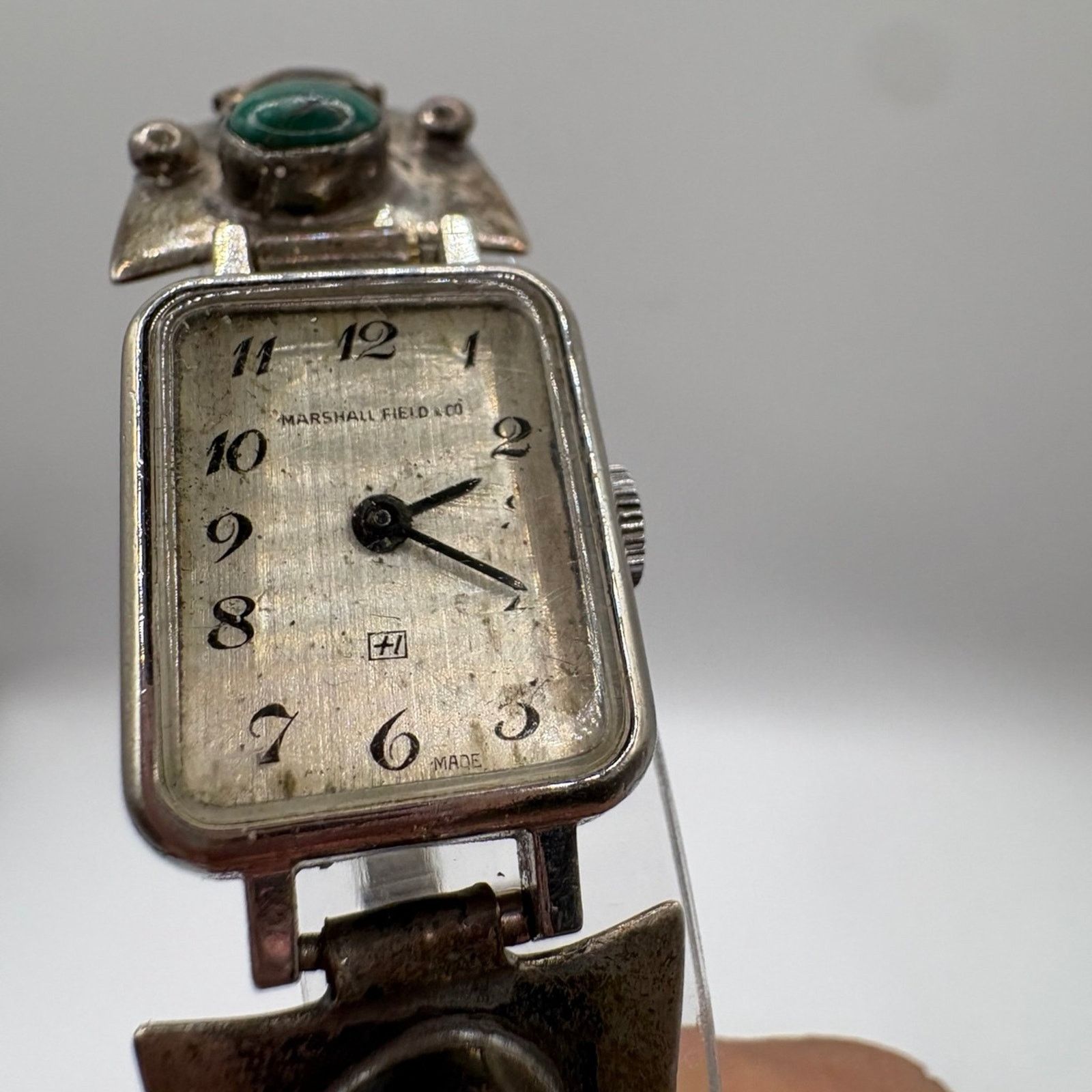 Other Vintage Marshall Field & Co Swiss Watch Sterling & Turquoise Size ONE SIZE - 2 Thumbnail