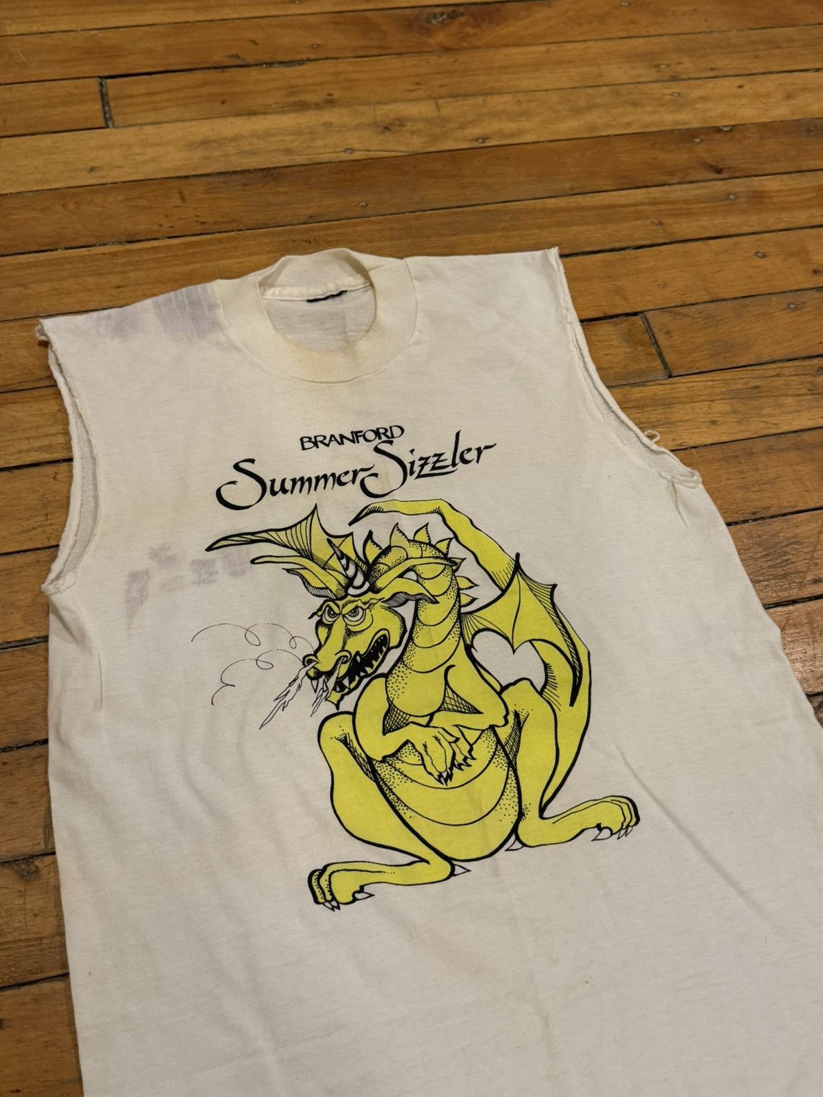 Vintage Vintage thrashed cutoff 80s branford summer sizzler Size US S / EU 44-46 / 1 - 1 Thumbnail