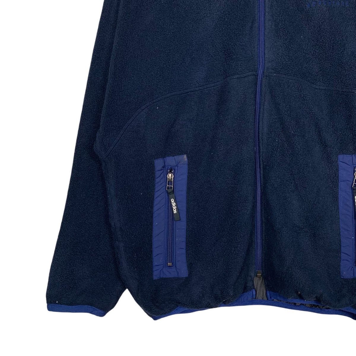 Adidas ADIDAS ADVENTURE Turtleneck Zipper Fleece Jacket #2381-C107 Size US L / EU 52-54 / 3 - 3 Thumbnail