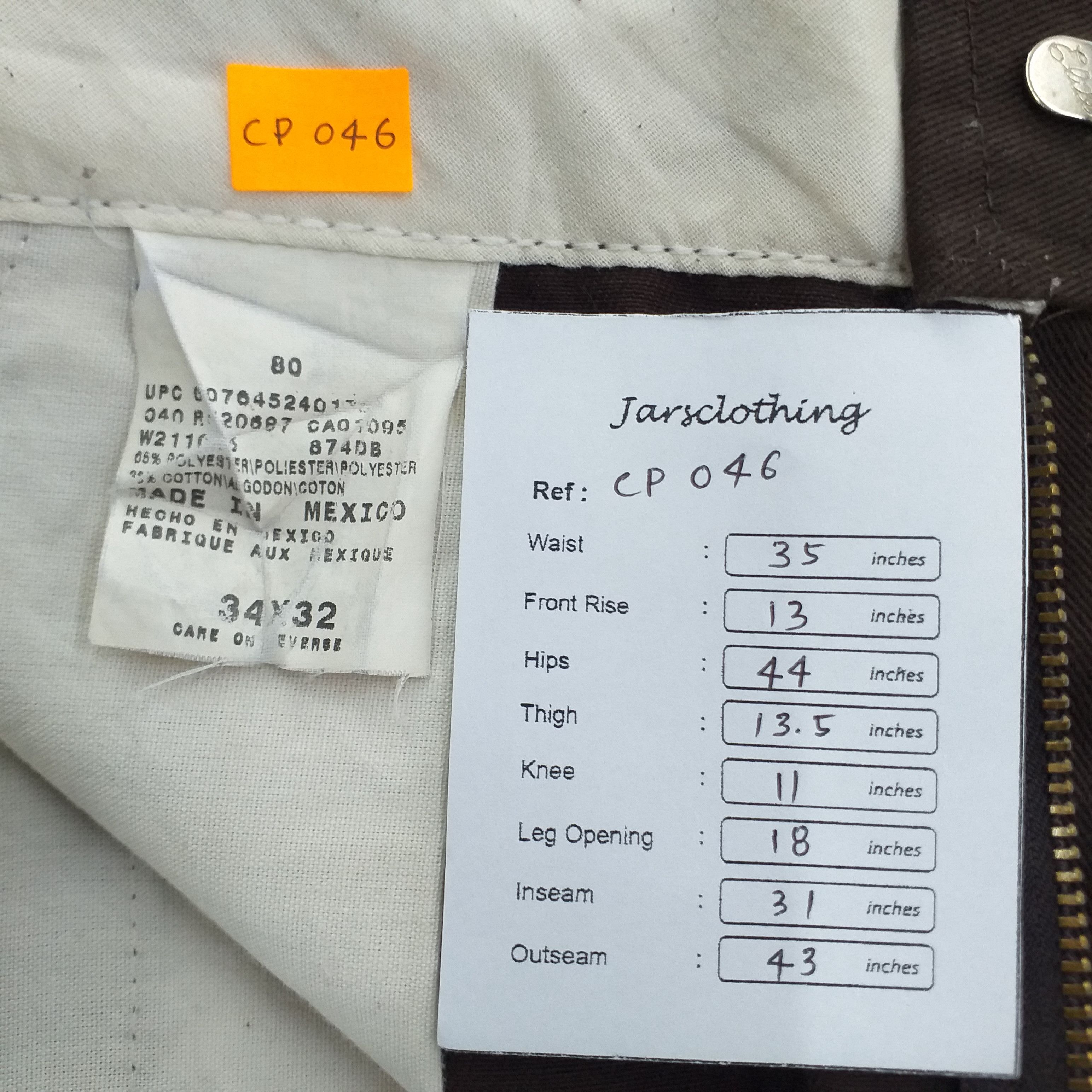 Japanese Brand Vintage Dickies Work Pants 35 x 31 -CP046 Size US 35 - 15 Thumbnail
