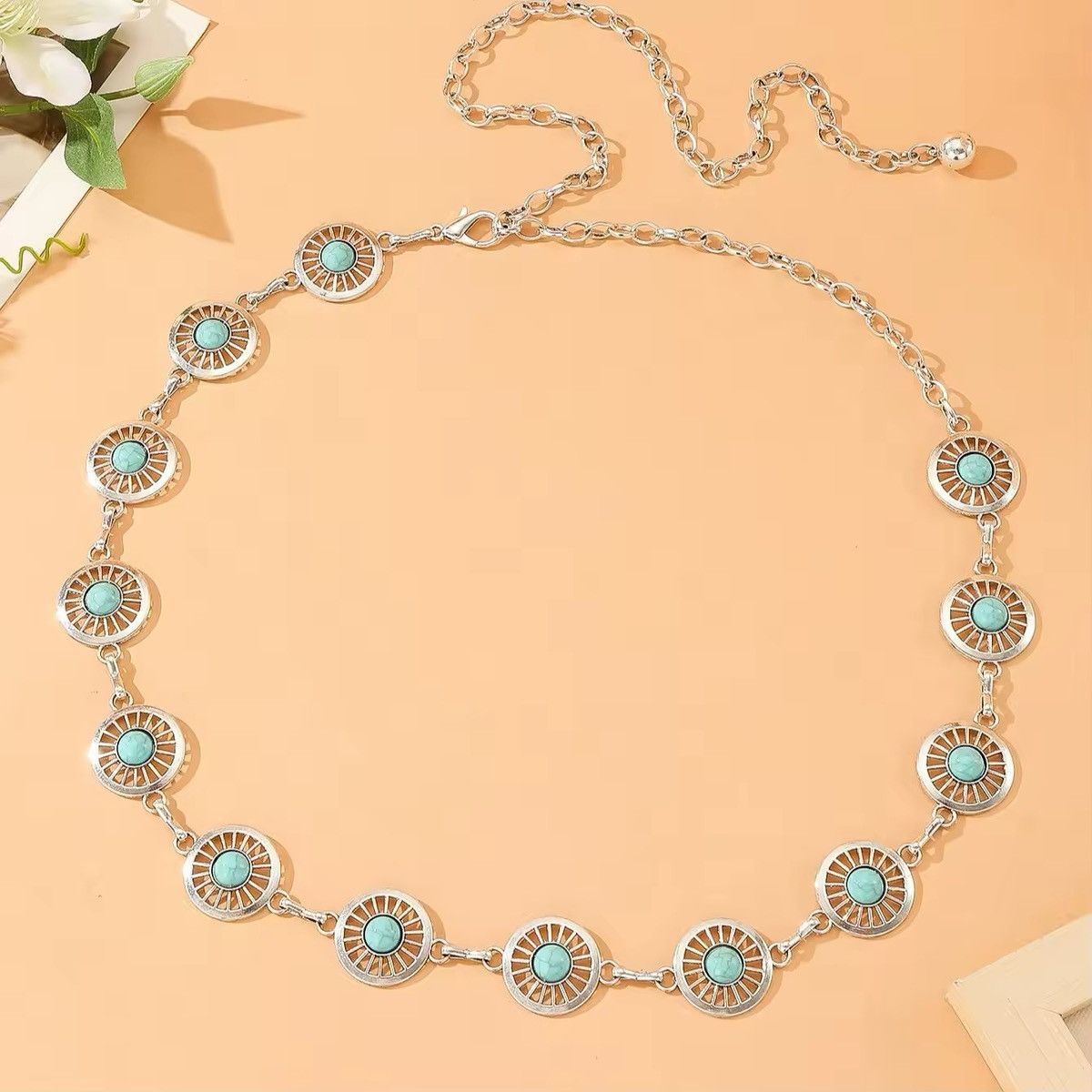 Jewelry Cross-border Retro Versatile Waist Pants Chain Size ONE SIZE - 3 Thumbnail